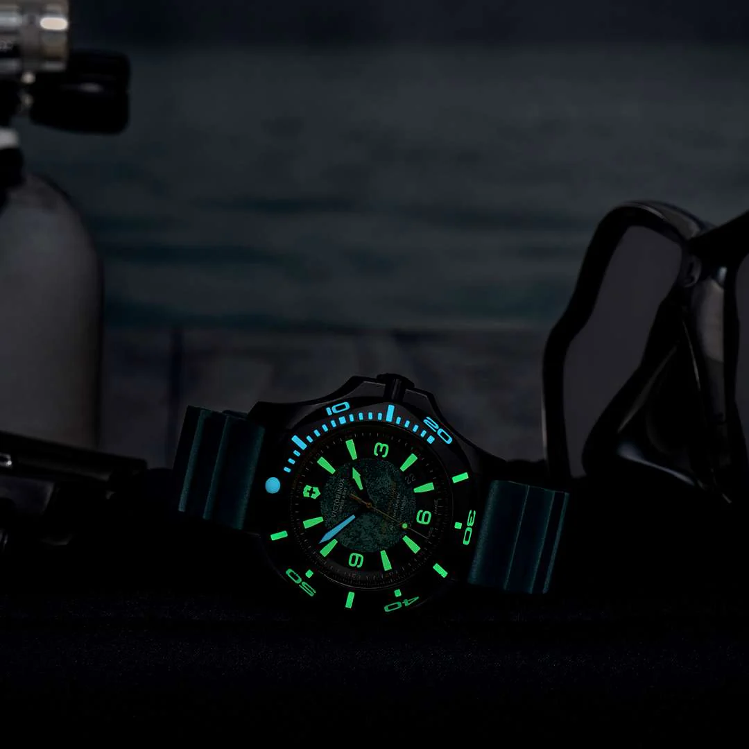 Victorinox I.N.O.X Professional Diver Limited Edition Titanium Quartz Black Rubber Strap Men's Watch 241957.1 - Image 8