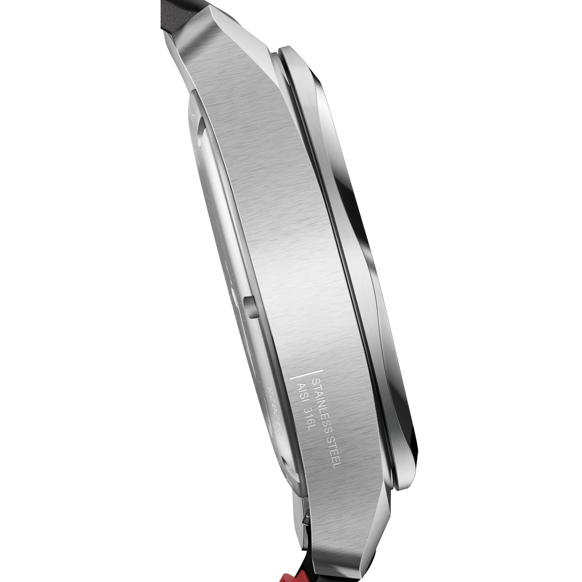 Victorinox I.N.O.X. Quartz Black Dial Rubber Strap Men's Watch 242028 - Image 9