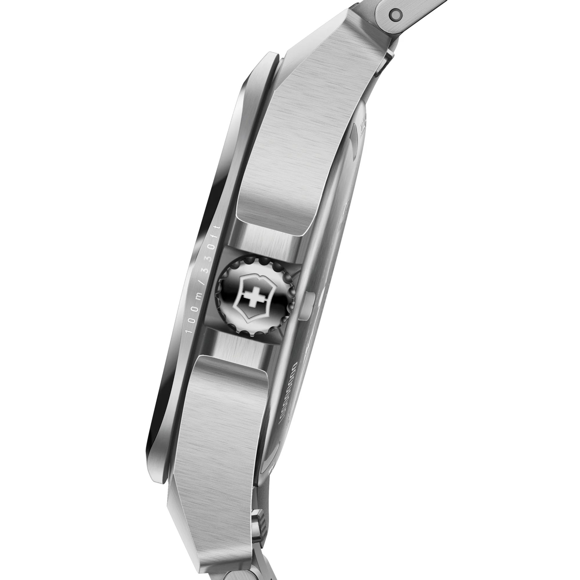 Victorinox I.N.O.X. Small Blue Dial Steel Strap Women's Watch 242038 - Image 13