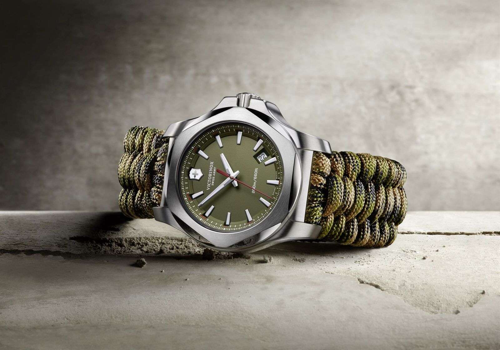 Victorinox I.N.O.X Special Survival Paracord Green Strap Stainless Steel Case Men's Watch 241727.1 - Image 18