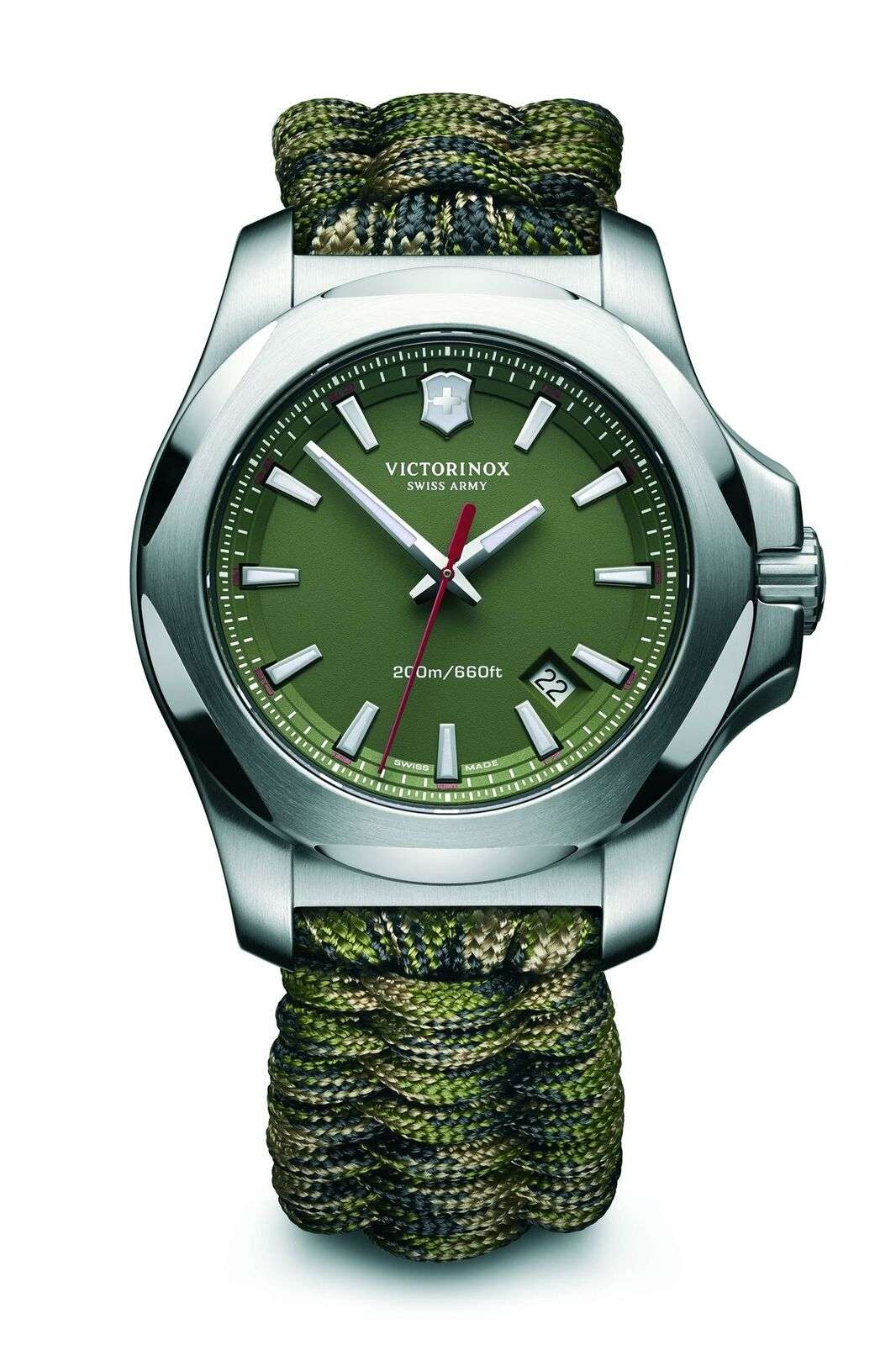 Victorinox I.N.O.X Special Survival Paracord Green Strap Stainless Steel Case Men's Watch 241727.1 - Image 22