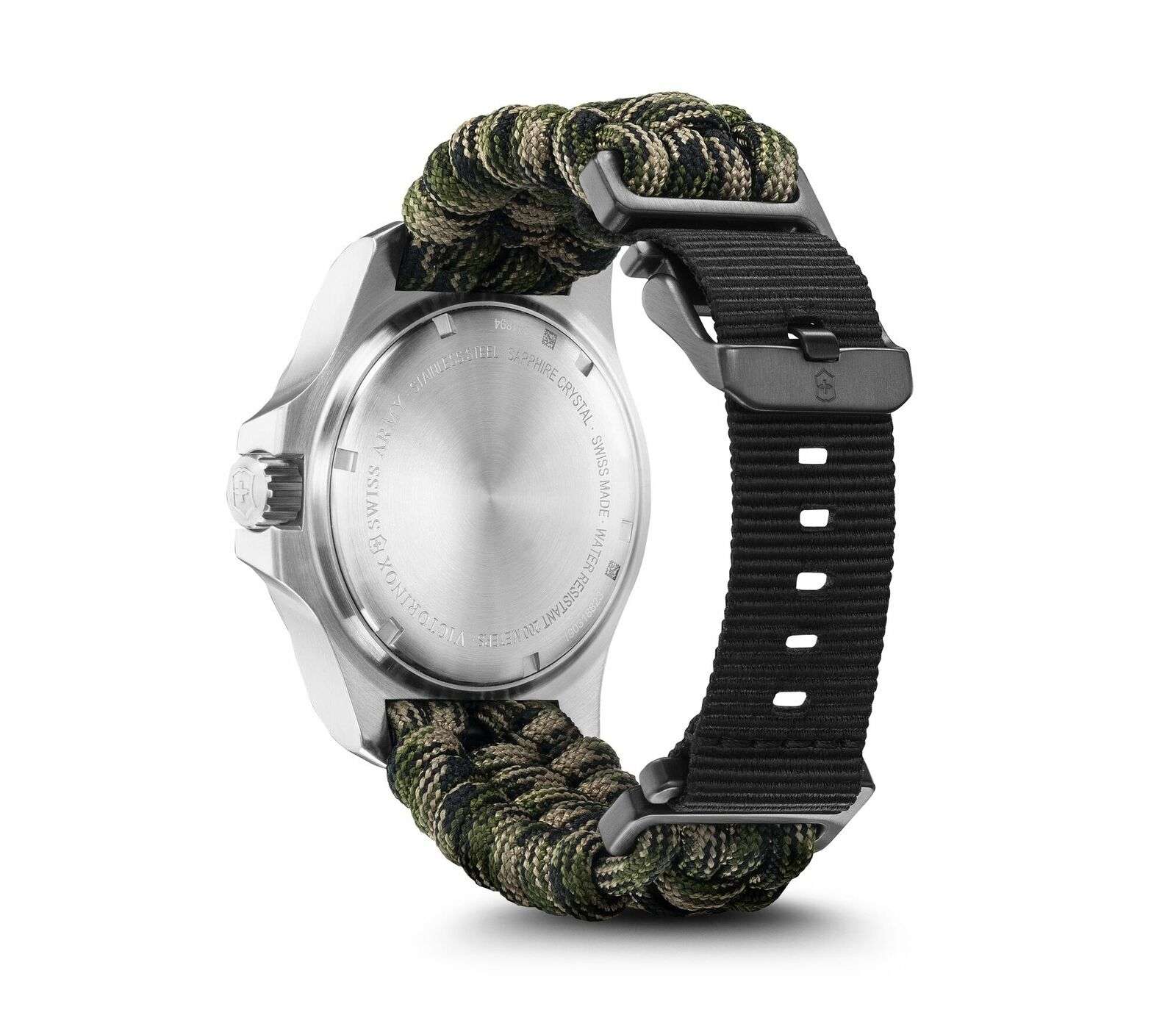 Victorinox I.N.O.X Autumn Paracord Silver Stainless Steel Quartz Men's Watch 241894 - Image 38