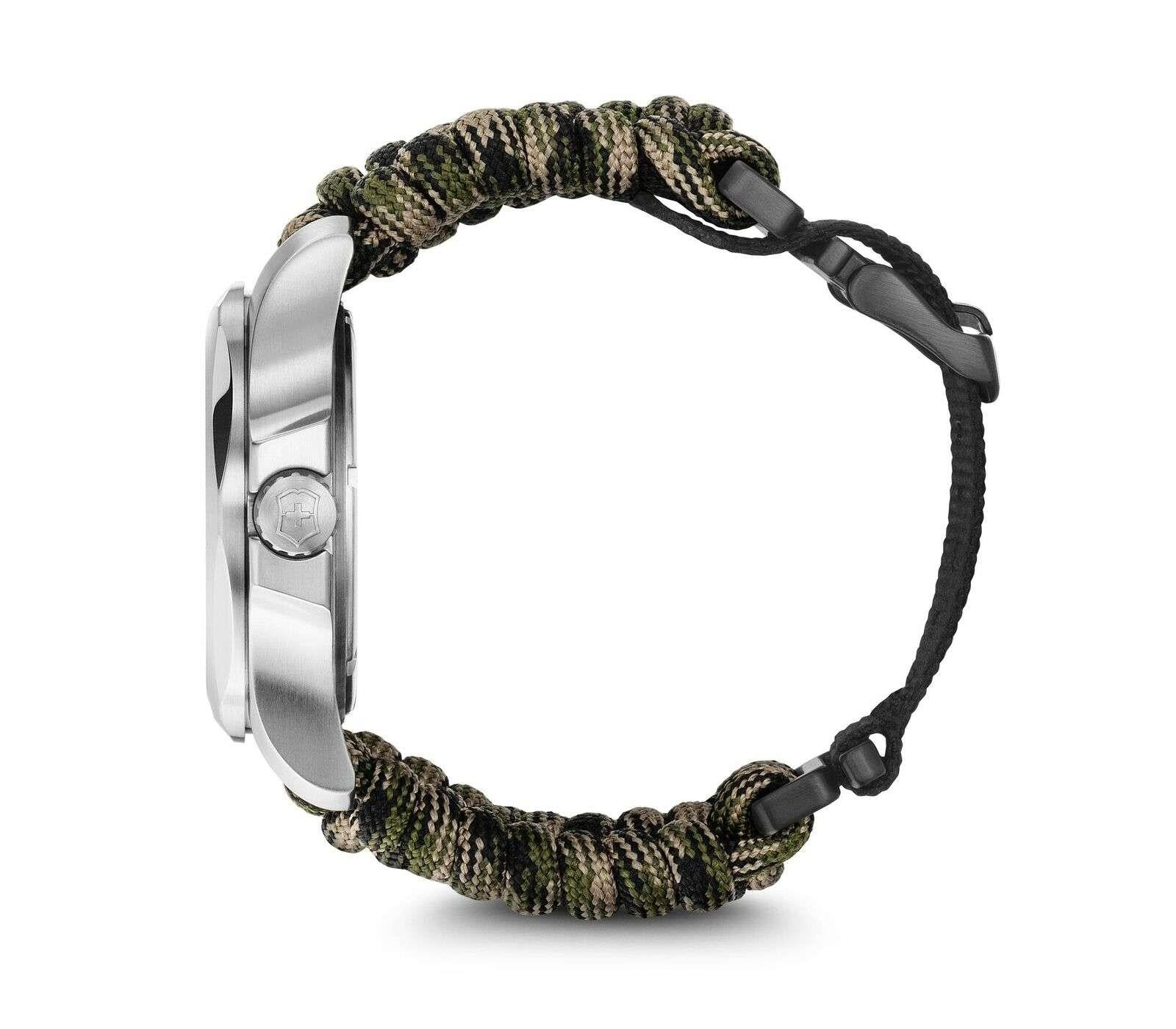 Victorinox I.N.O.X Autumn Paracord Silver Stainless Steel Quartz Men's Watch 241894 - Image 60