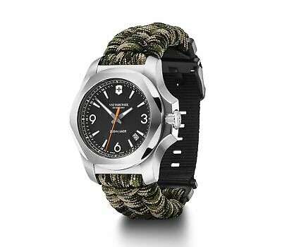 Victorinox I.N.O.X Autumn Paracord Silver Stainless Steel Quartz Men's Watch 241894 - Image 7