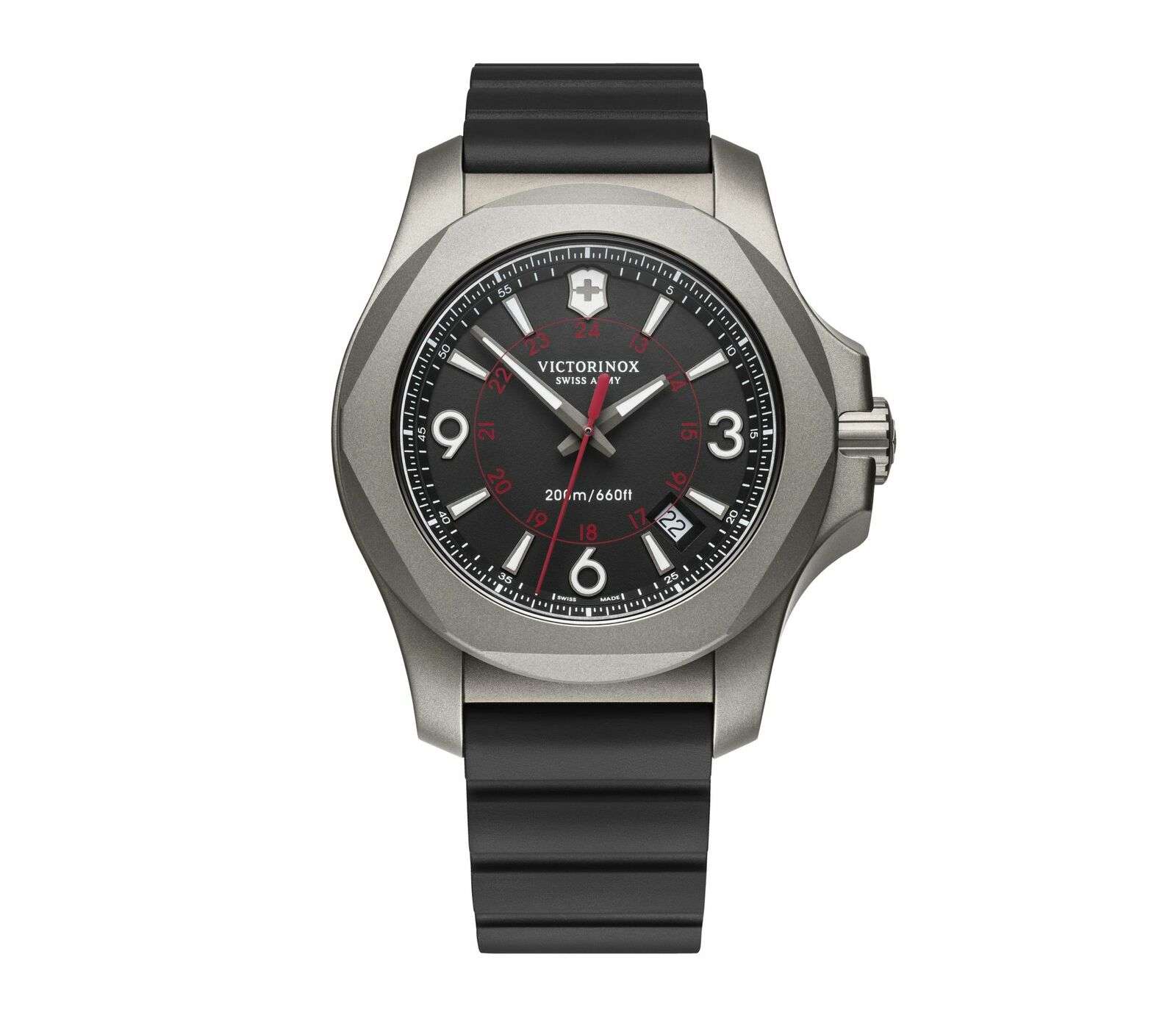 Victorinox Swiss Army I.N.O.X Titanium With Protective Bumper Quartz Men's Watch 241883 - Image 48