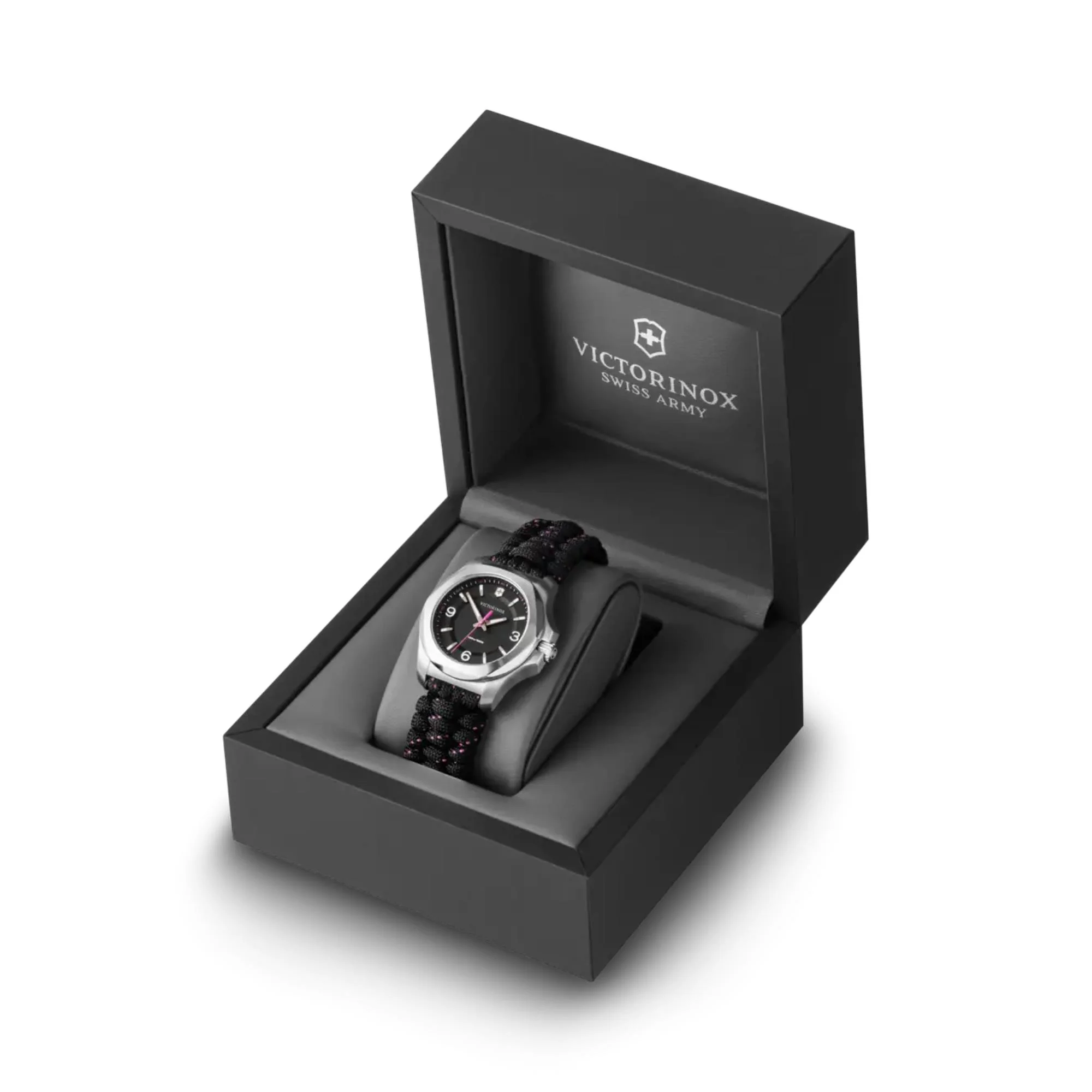 Victorinox I.N.O.X. V Black Dial Paracord Strap Women's Watch 241918 - Image 7