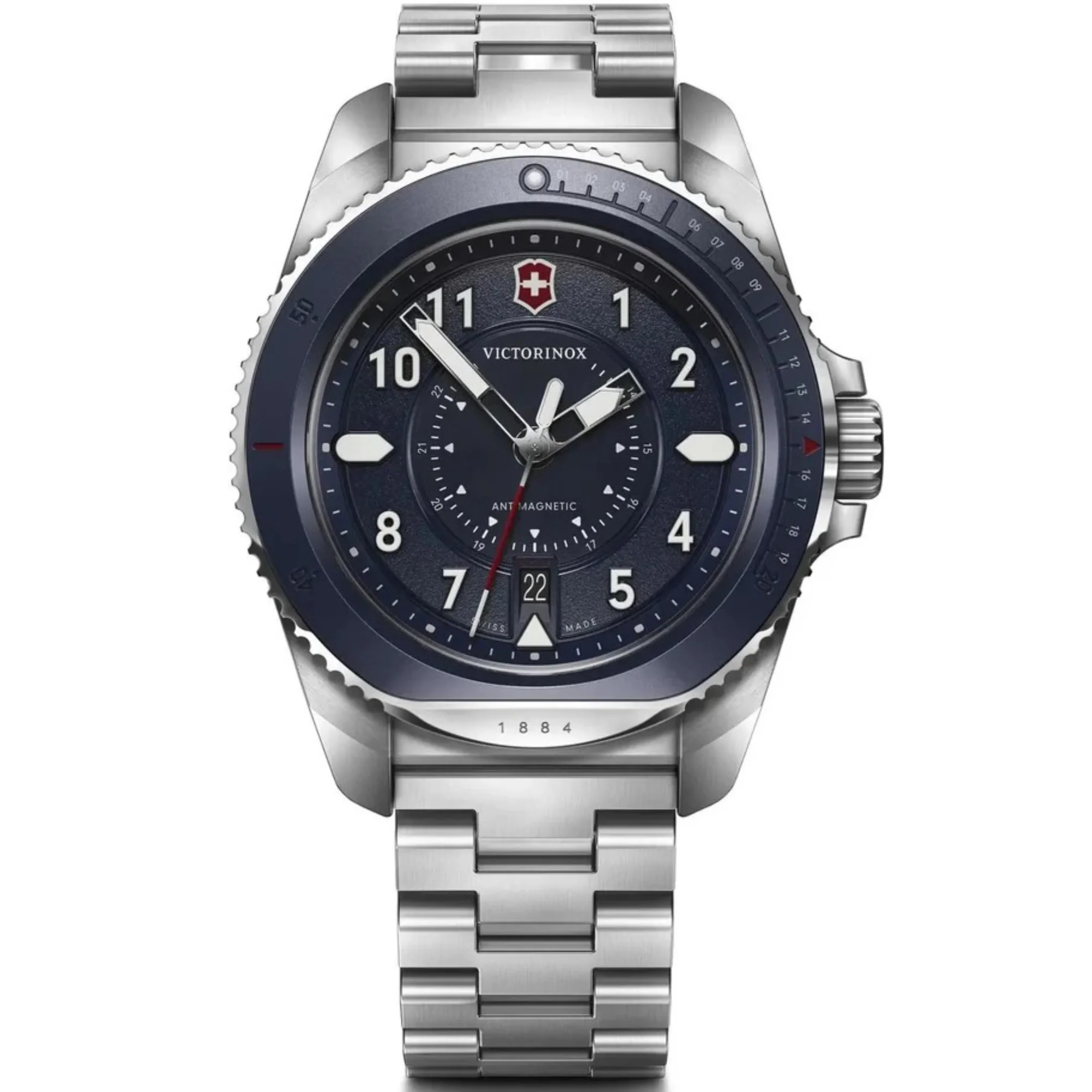 Victorinox Swiss Army Journey 1884 Blue Dial Bracelet Quartz Men's Watch 241978