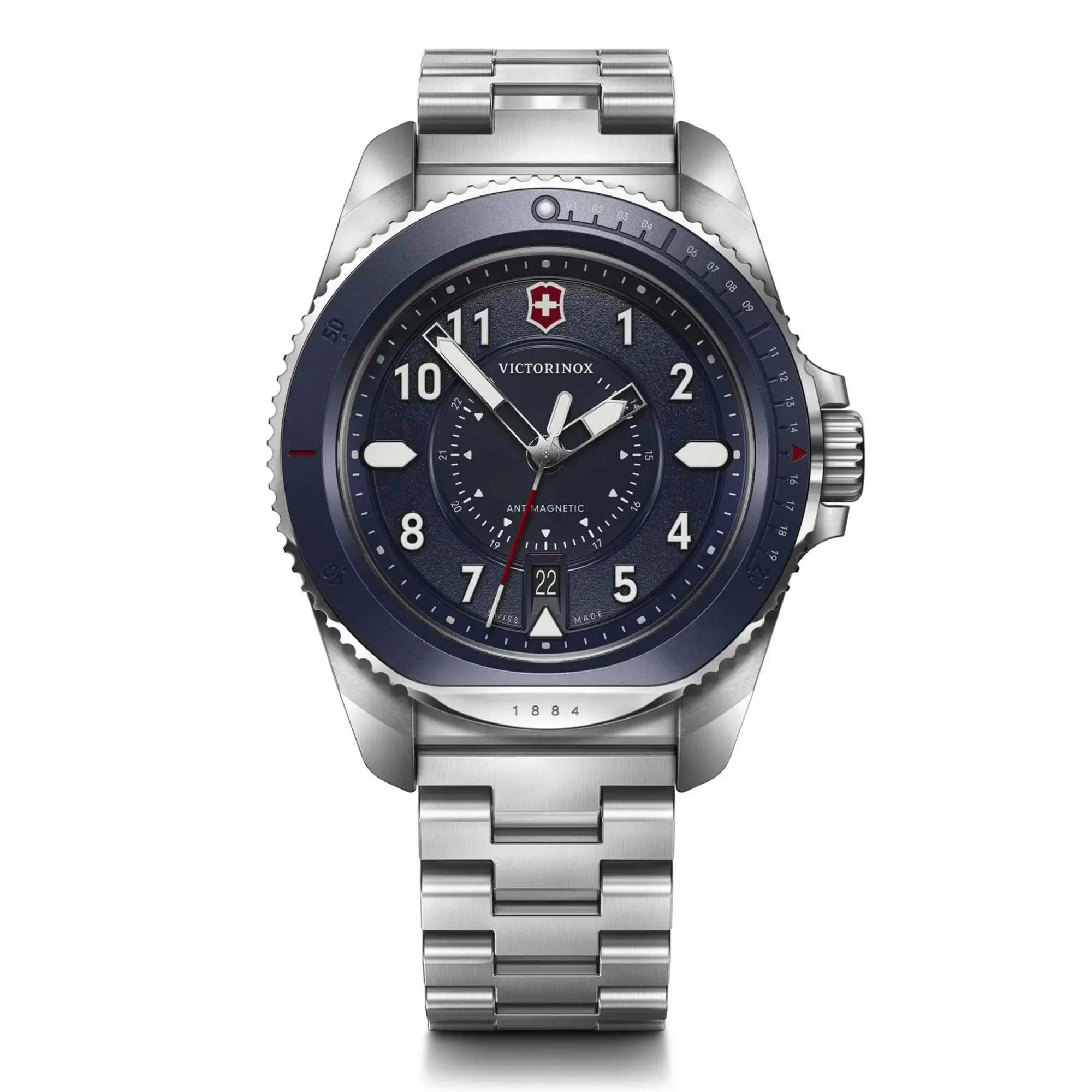 Victorinox Swiss Army Journey 1884 Blue Dial Bracelet Quartz Men's Watch 241978 - Image 7