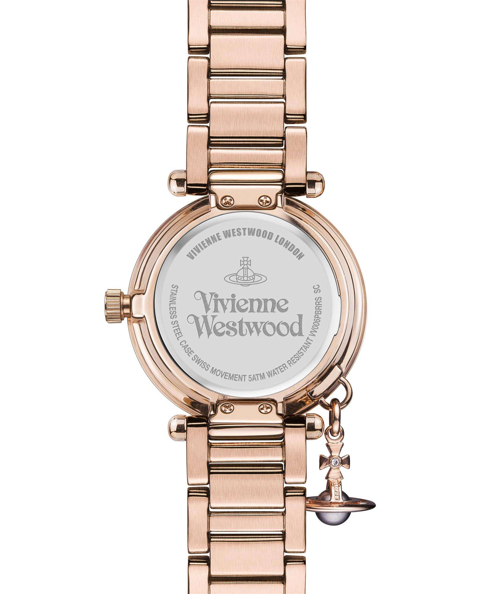 Viivienne Westwood Mother Orb Brown Dial Steel Strap Women's Watch VV006PBRRS - Image 4