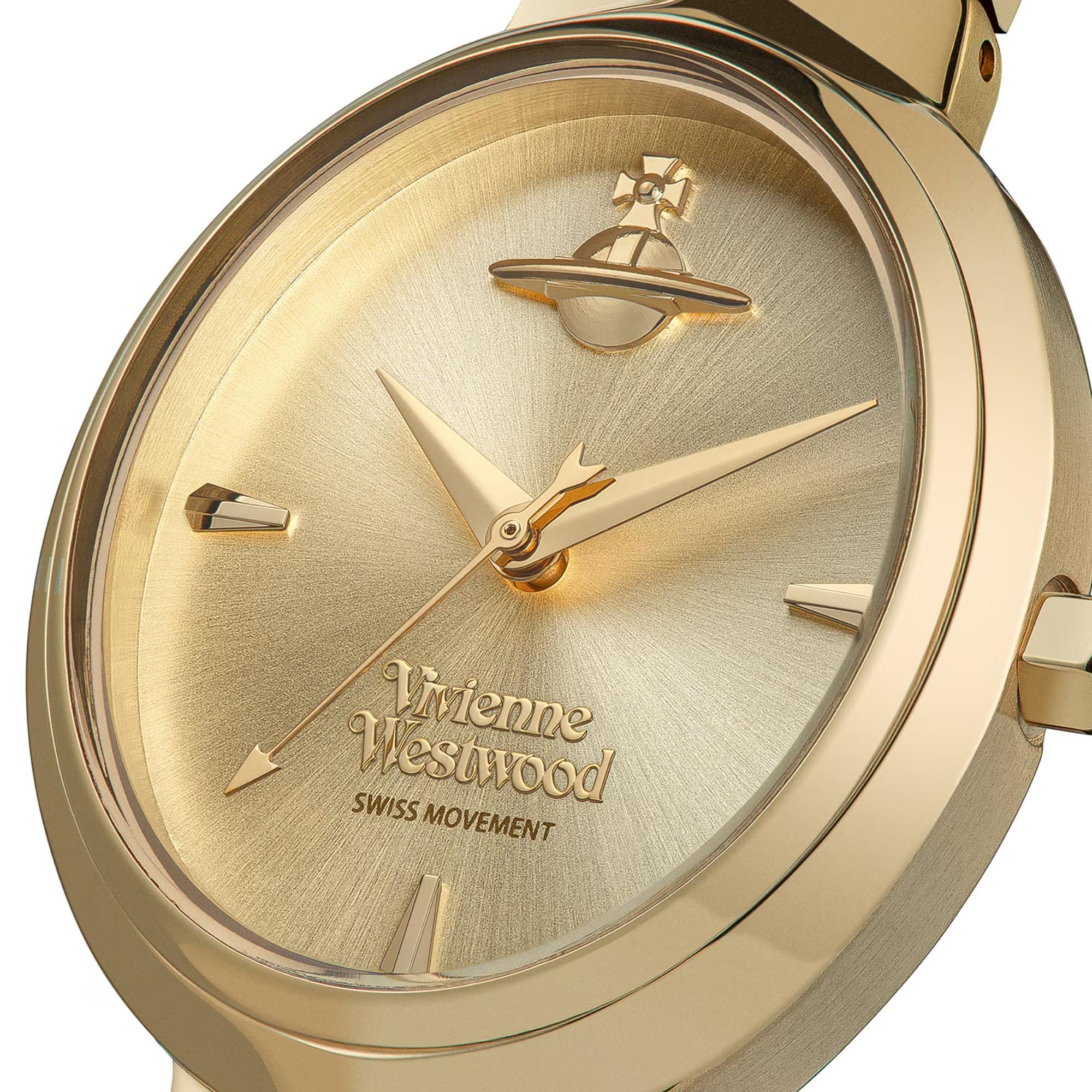 Vivienne Westwood Armour Gold Dial Ladies Watch VV314GDGD - Image 7