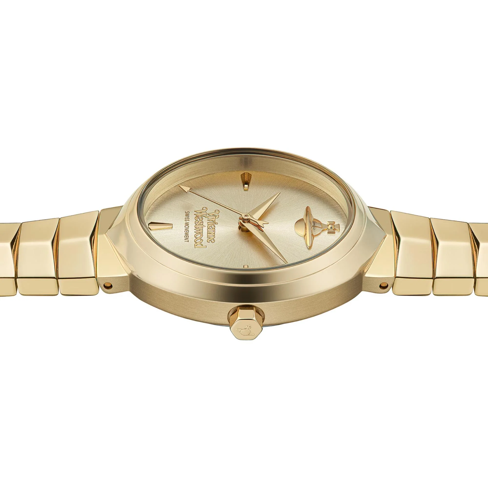 Vivienne Westwood Armour Gold Dial Ladies Watch VV314GDGD - Image 8