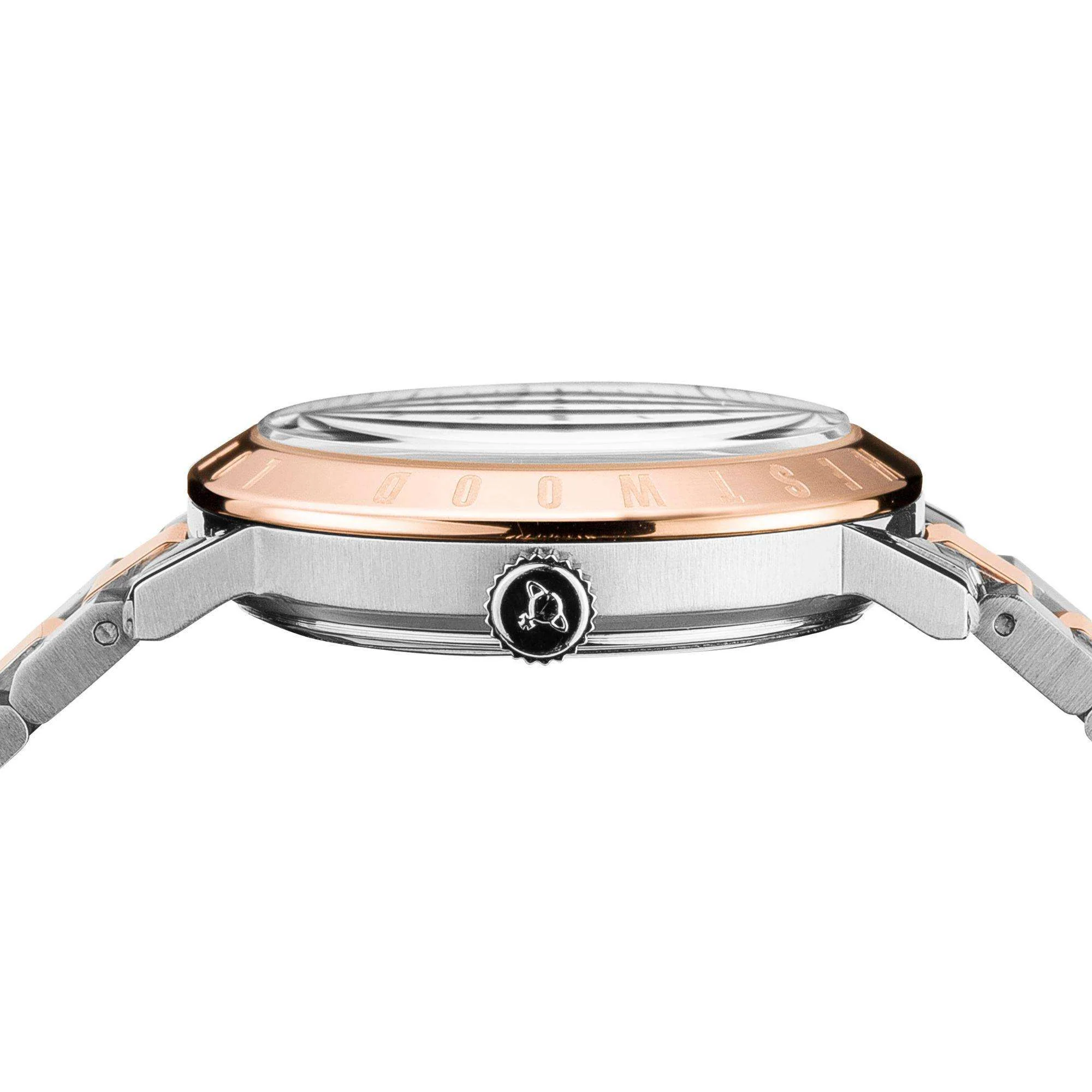 Vivienne Westwood Bloomsbury Quartz Silver Dial Two Tone Rose Gold Silver Ladies Watch VV152RSSL - Image 3