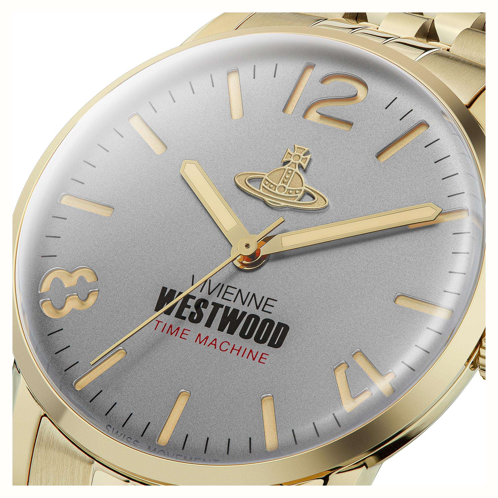 Vivienne Westwood Cadogan Grey Dial Stainless Steel Bracelet Men's Watch VV276CGGD - Image 3