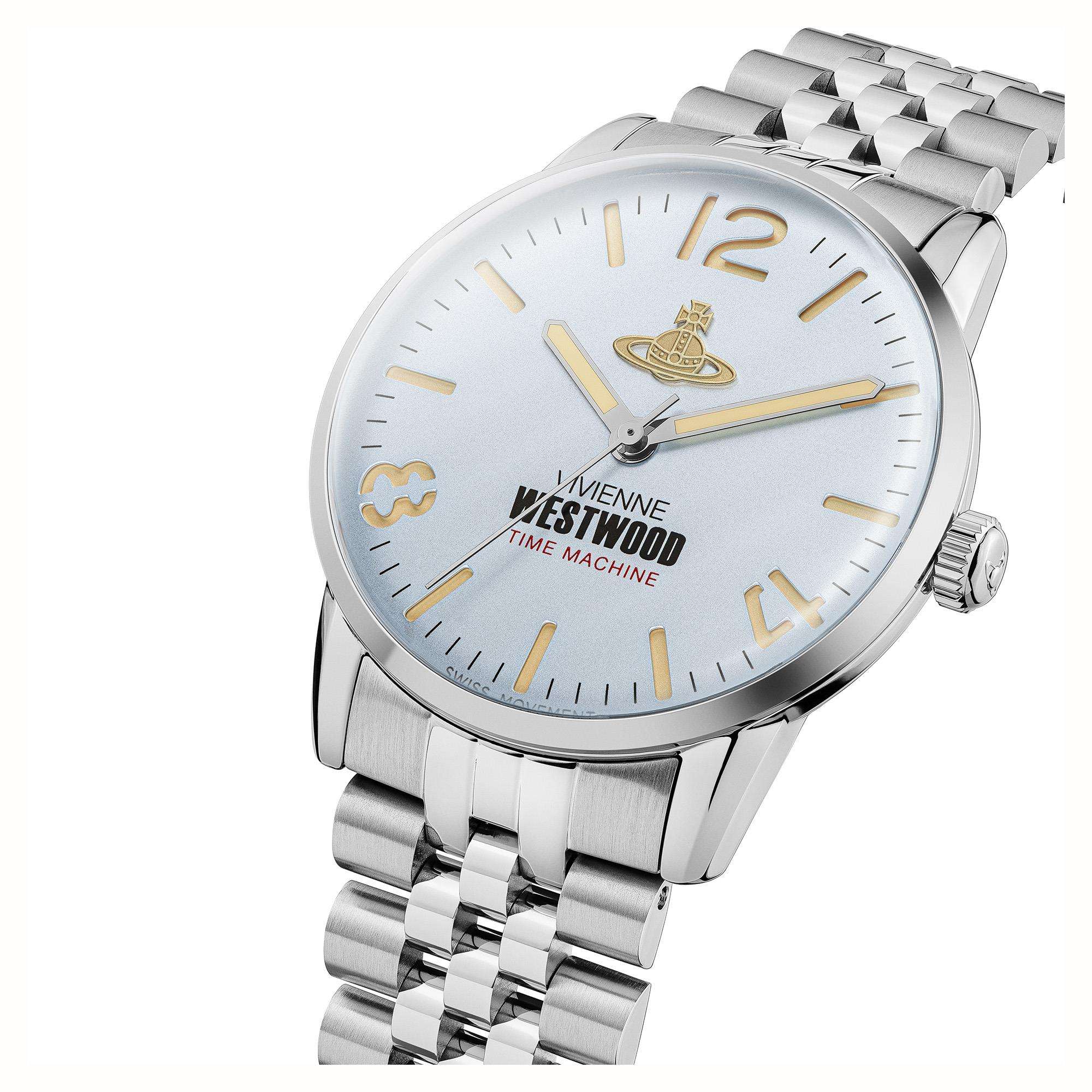 Vivienne Westwood Cadogan Blue Dial Steel Strap Unisex Watch VV276LBLSL - Image 3