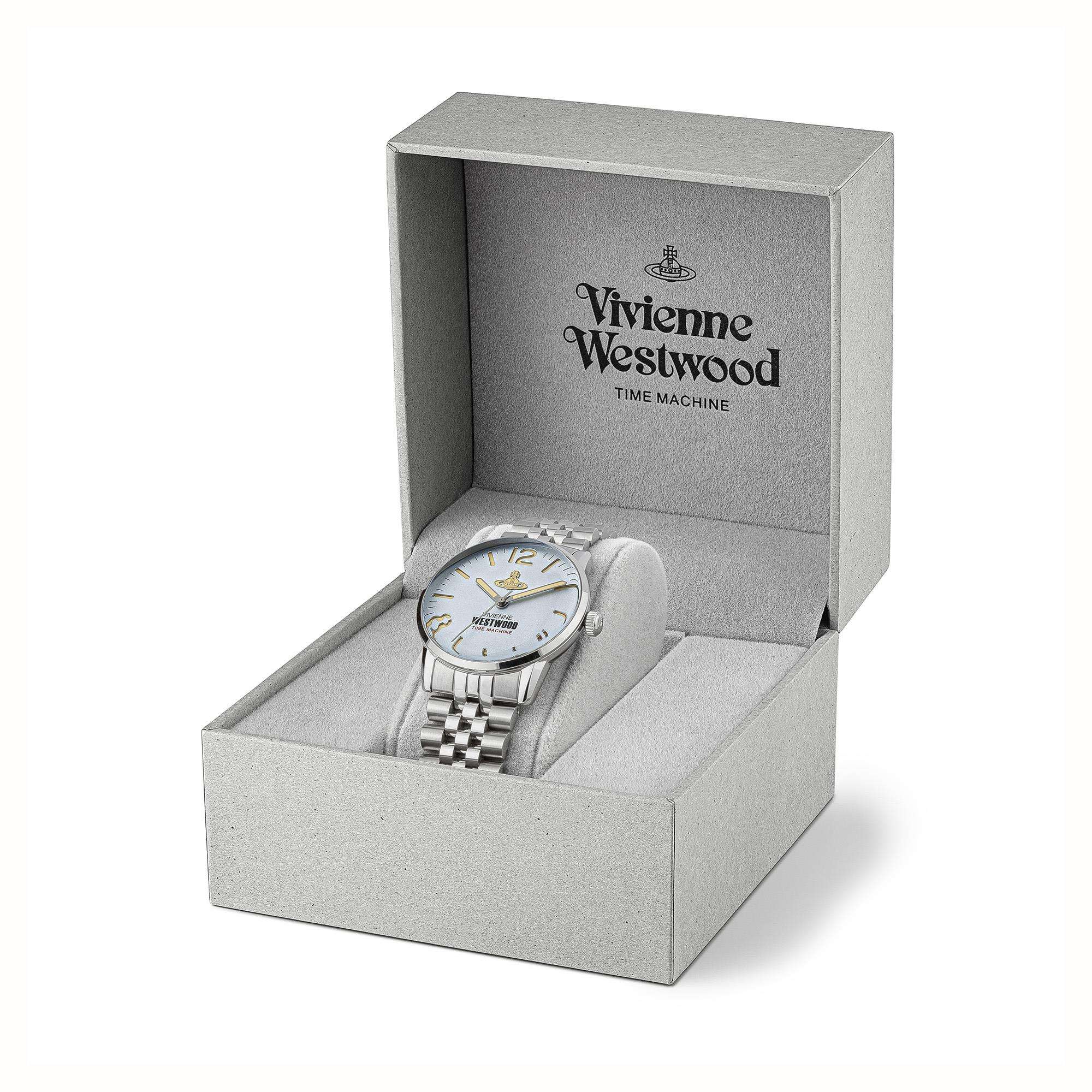 Vivienne Westwood Cadogan Blue Dial Steel Strap Unisex Watch VV276LBLSL - Image 6