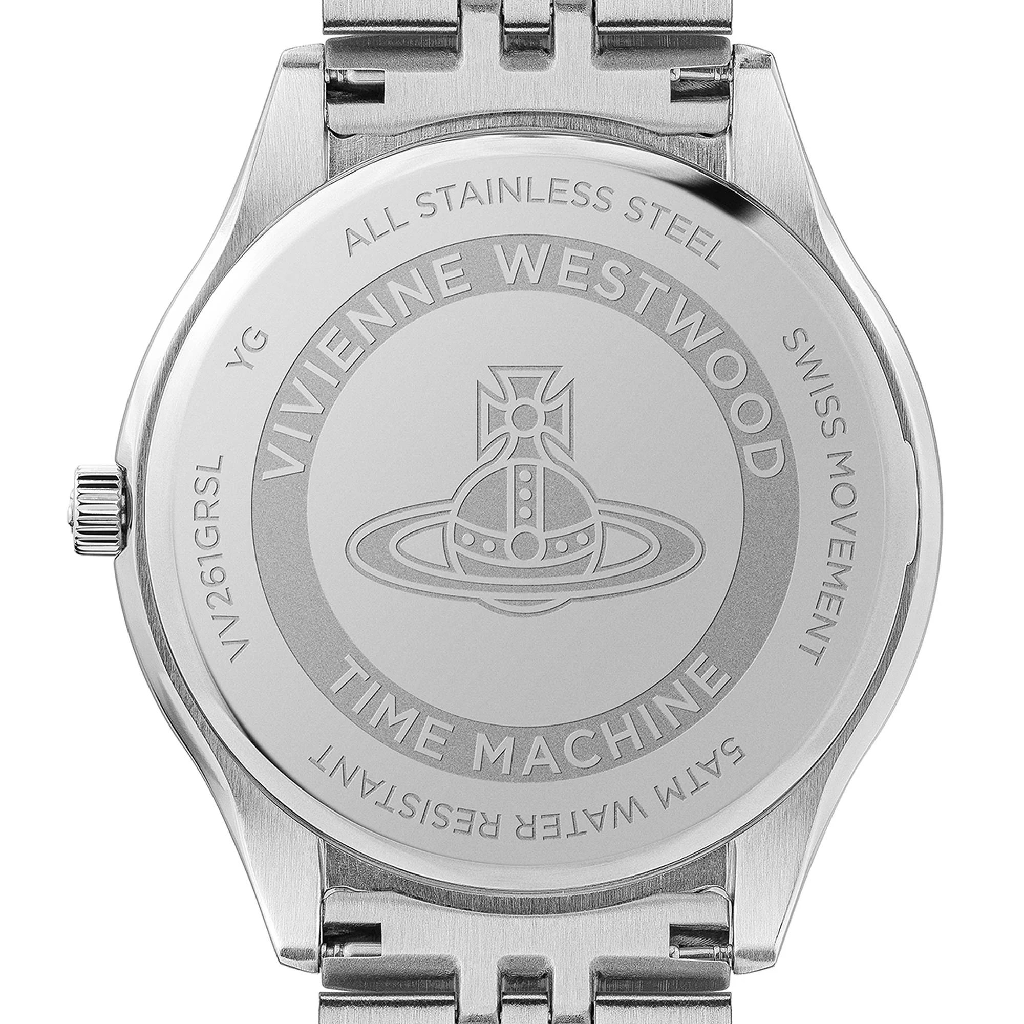 Vivienne Westwood Camberwell Quartz Green Dial Stainless Steel Bracelet Ladies Watch VV261GRSL - Image 5