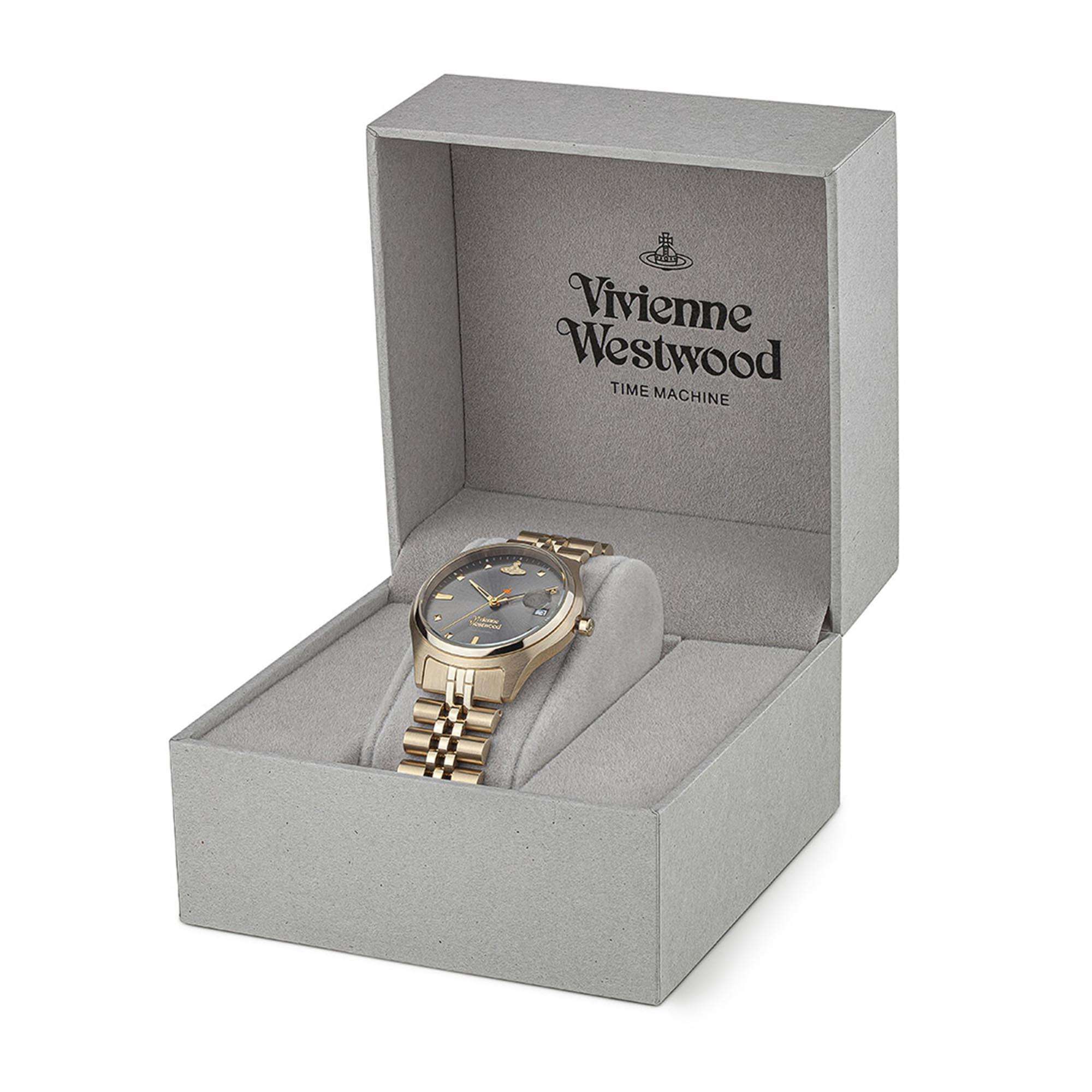 Vivienne Westwood Camberwell Quartz Grey Dial Gold Stainless Steel Bracelet Ladies Watch VV261GYGD - Image 3