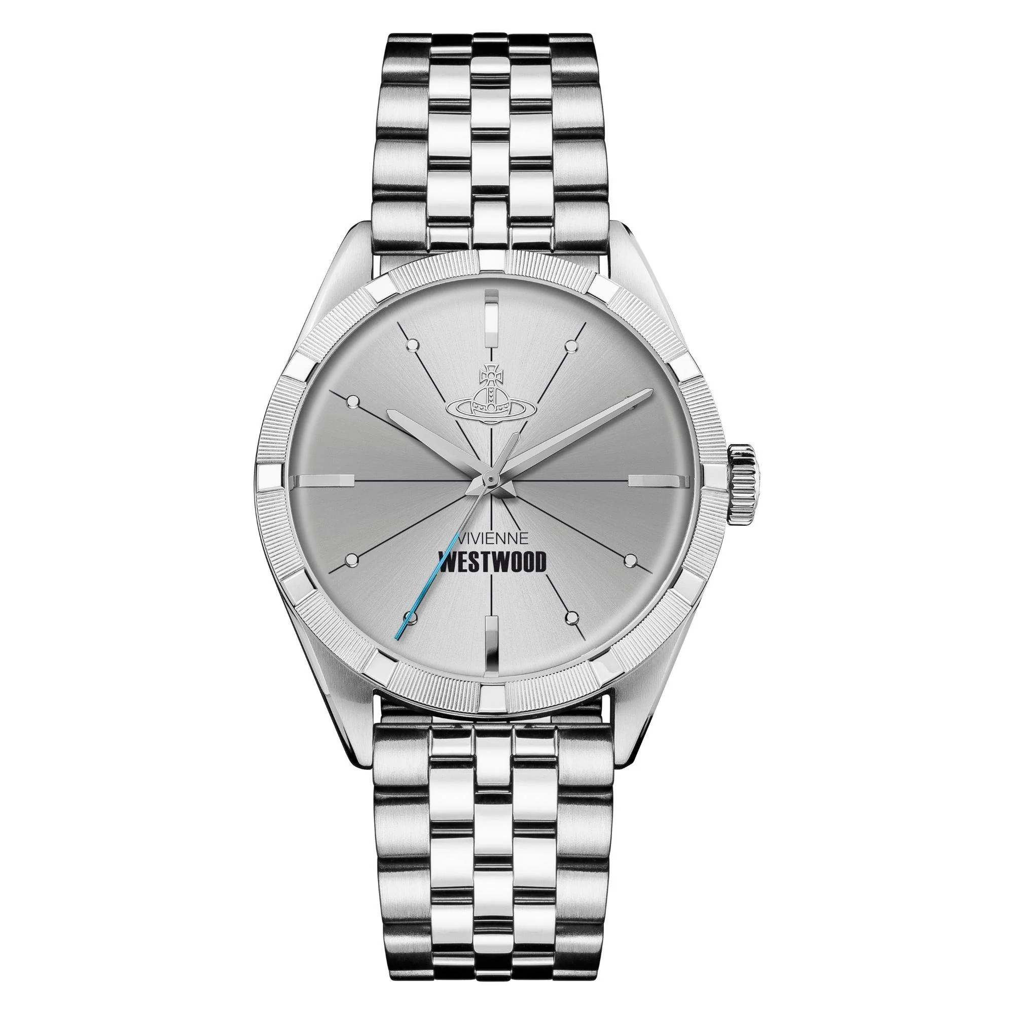 Vivienne Westwood Conduit Quartz Silver Dial Stainless Steel Men's Watch VV192SLSL - Image 7