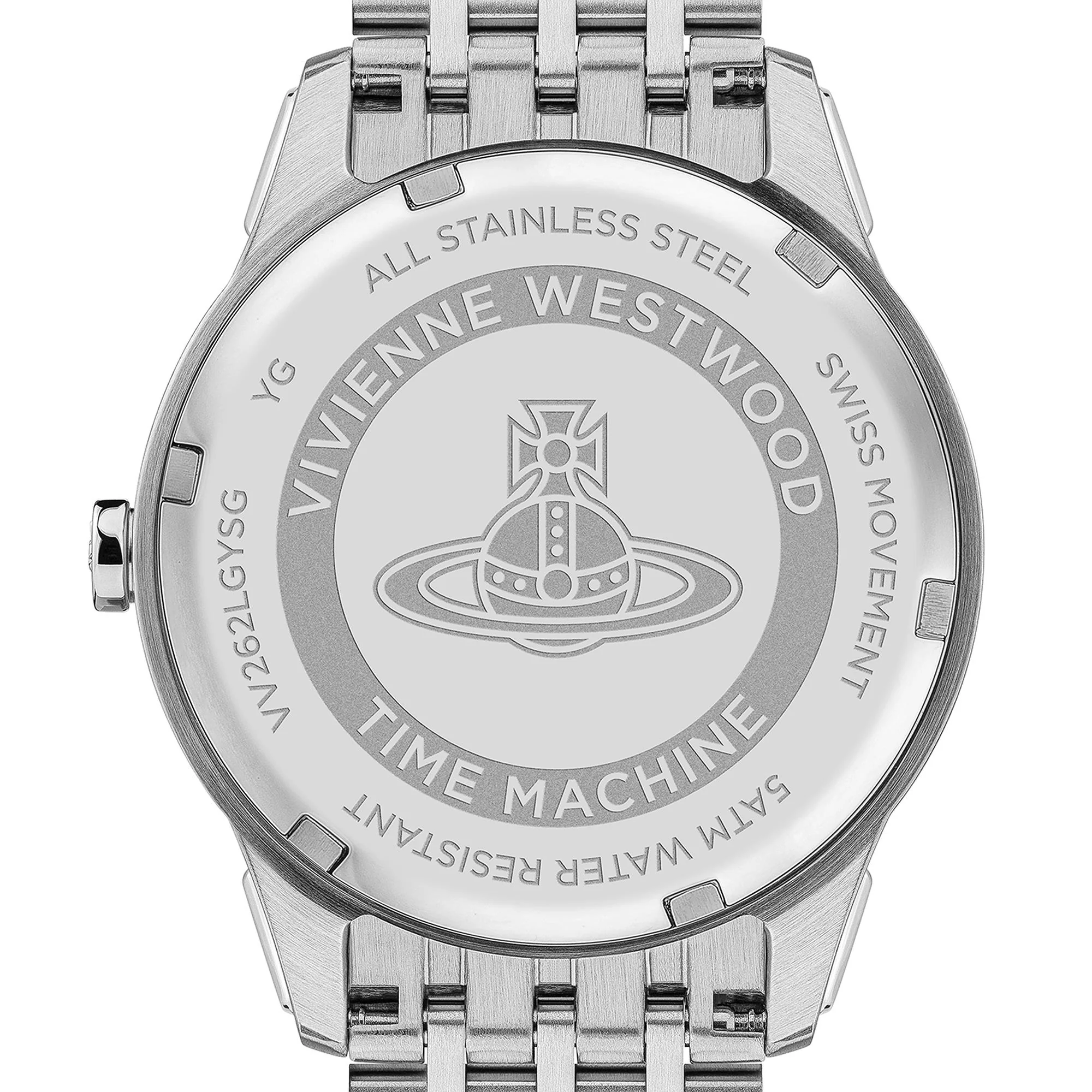 Vivienne Westwood East End Quartz Champagne Dial Two-Tone PVD Stainless Steel Bracelet Ladies Watch VV262LGYSG - Image 5