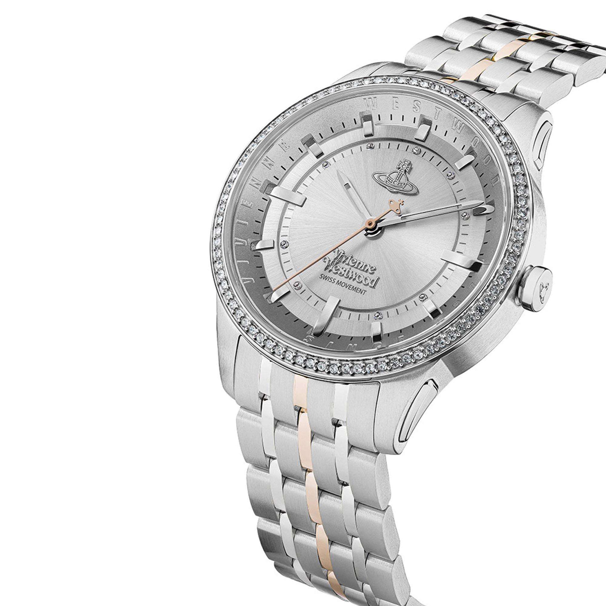 Vivienne Westwood East End Quartz Silver Dial Stainless Steel Bracelet Ladies Watch VV262WSSR - Image 6
