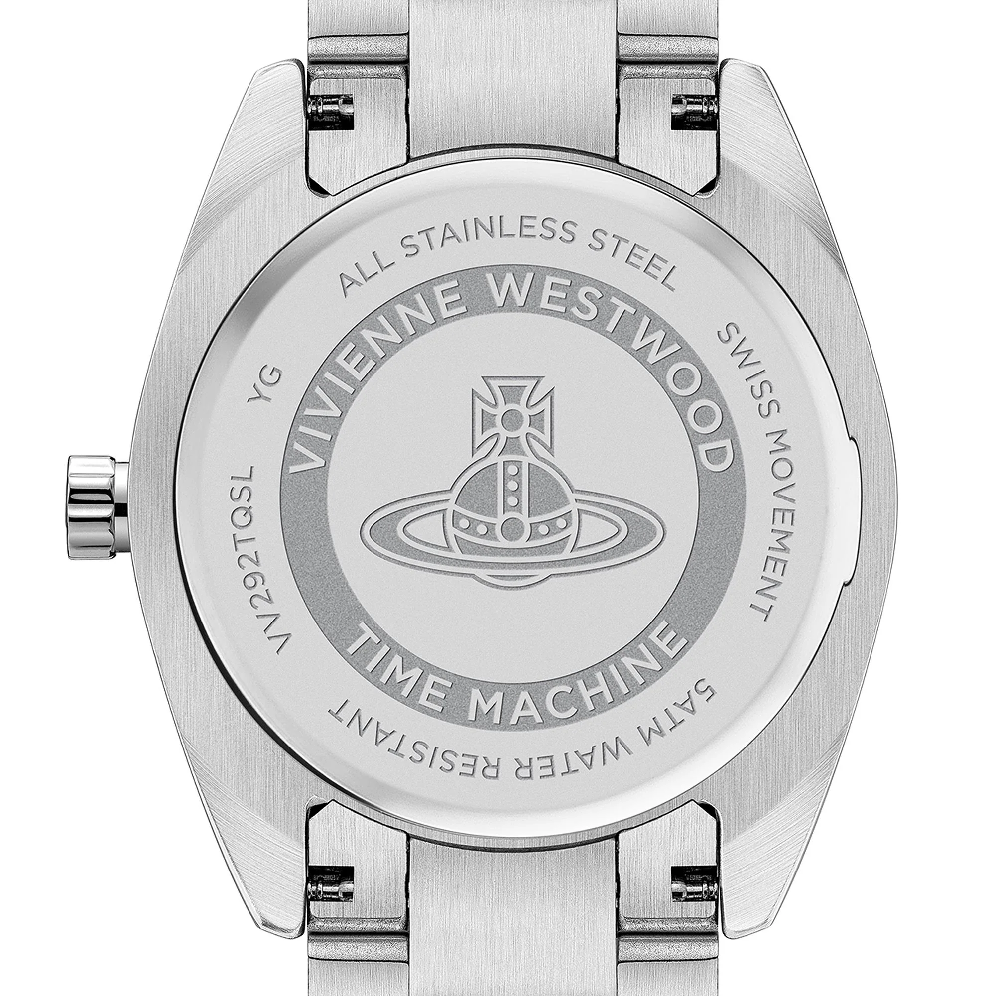 Vivienne Westwood Fenchurch Quartz Blue Dial Stainless Steel Bracelet Ladies Watch VV292TQSL - Image 12