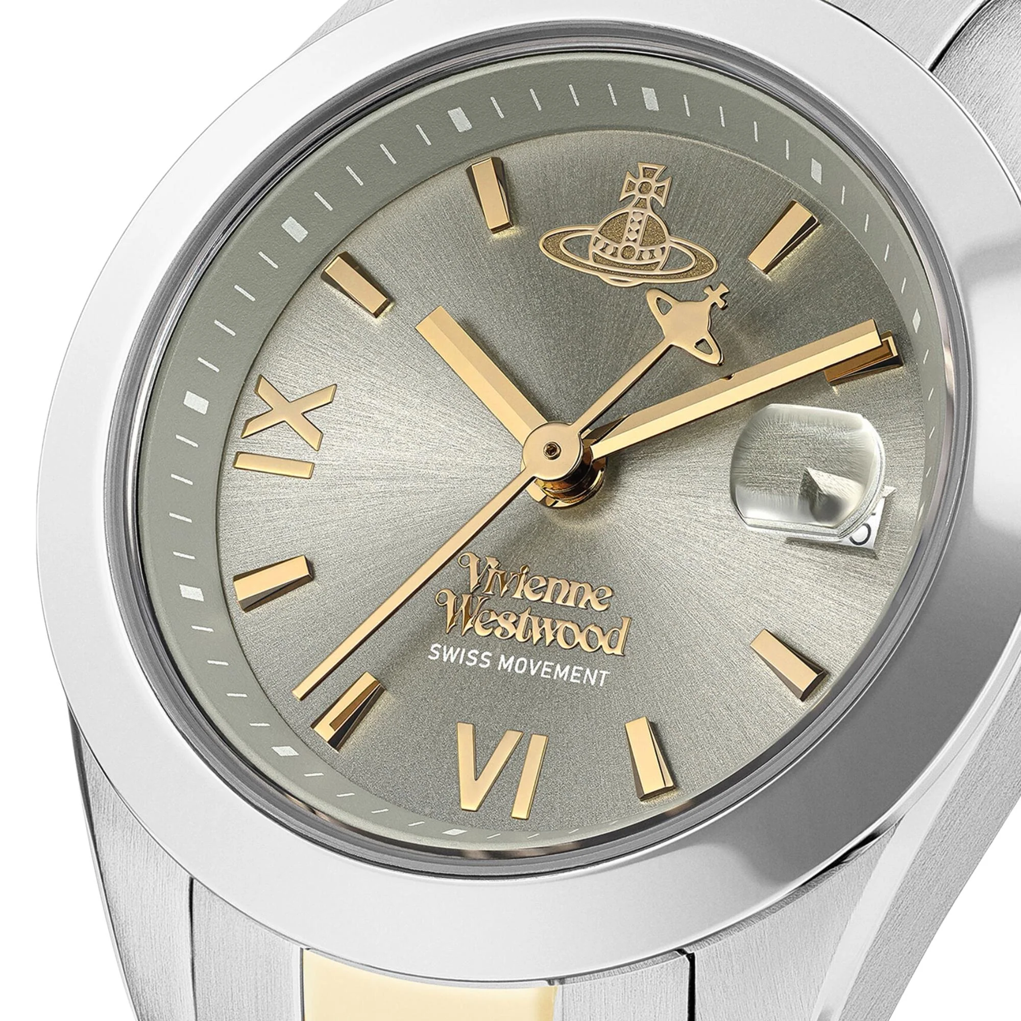 Vivienne Westwood Fenchurch Quartz Grey Dial Steel Strap Women's Watch VV292GYSG - Image 3