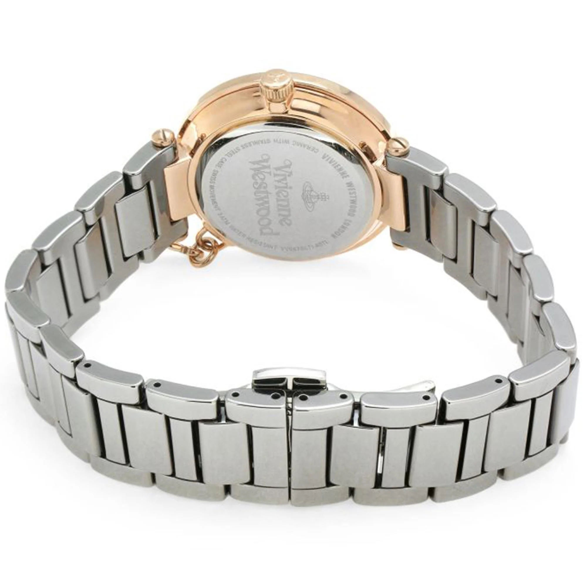 Vivienne Westwood Kensington Quartz Silver Dial Gunmetal Grey Steel Bracelet Ladies Watch VV067SLTI - Image 8