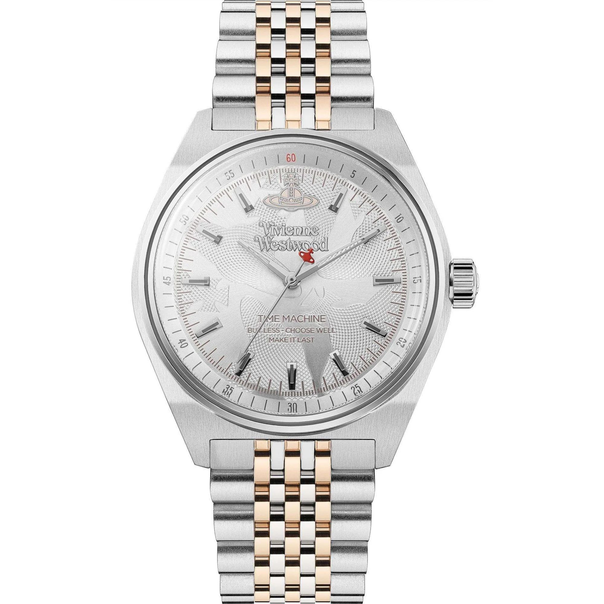 Vivienne Westwood Lady Sydenham Silver Dial Two Tone Stainless Steel Bracelet Ladies Watch VV251WSSR - Image 7
