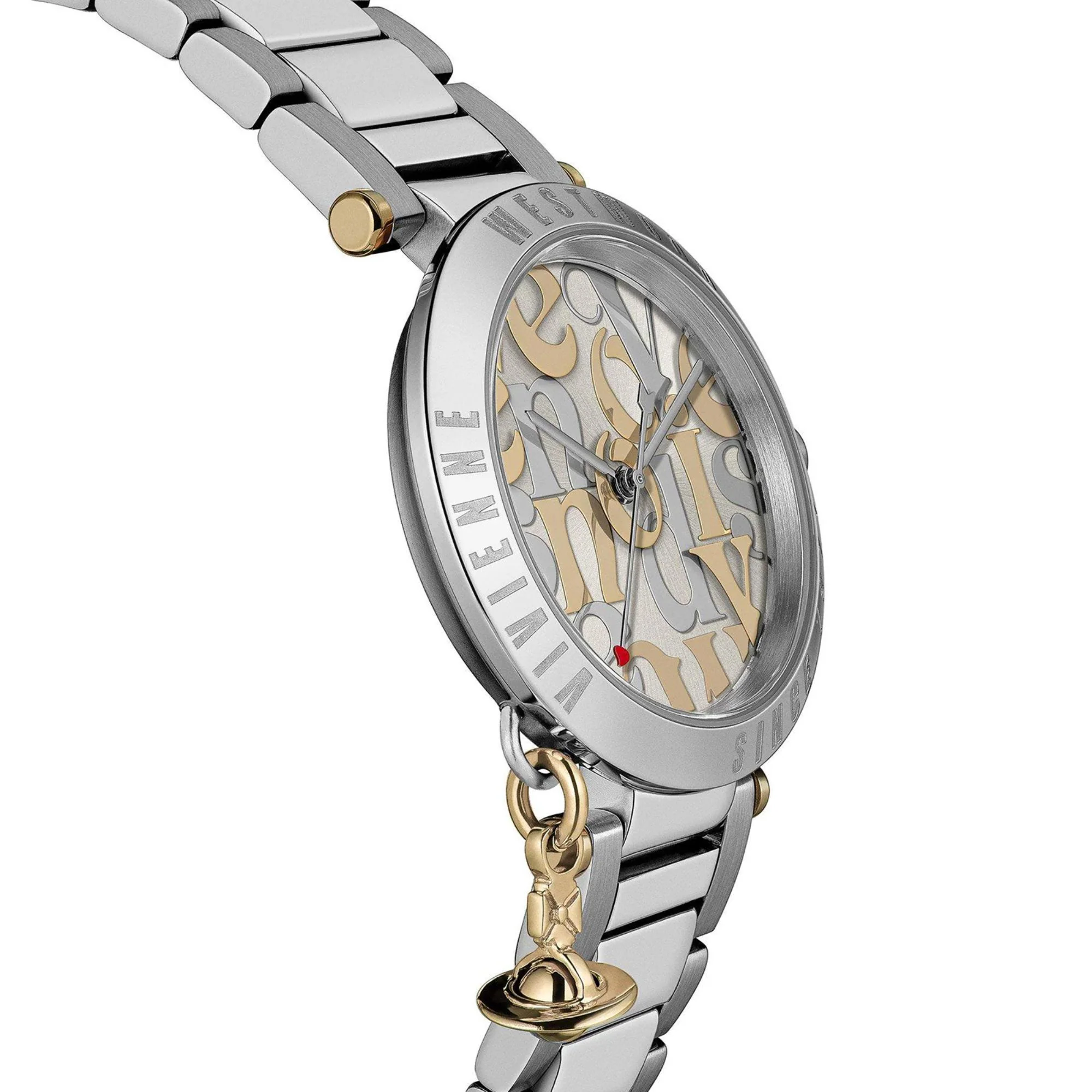 Vivienne Westwood Orb Logomania Silver Dial Steel Strap Women's Watch VV315WSSL - Image 3