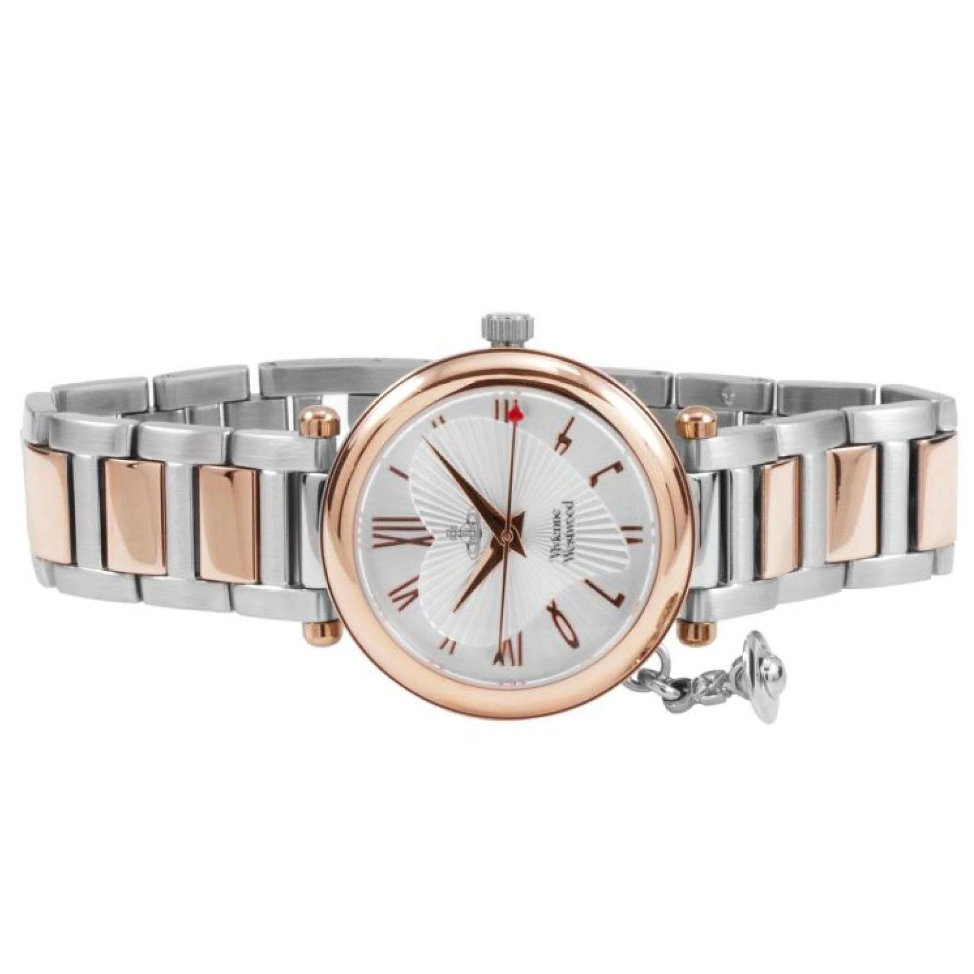 Vivienne Westwood Orb Quartz Silver Dial Steel Strap Ladies Watch VV006RSSL - Image 3