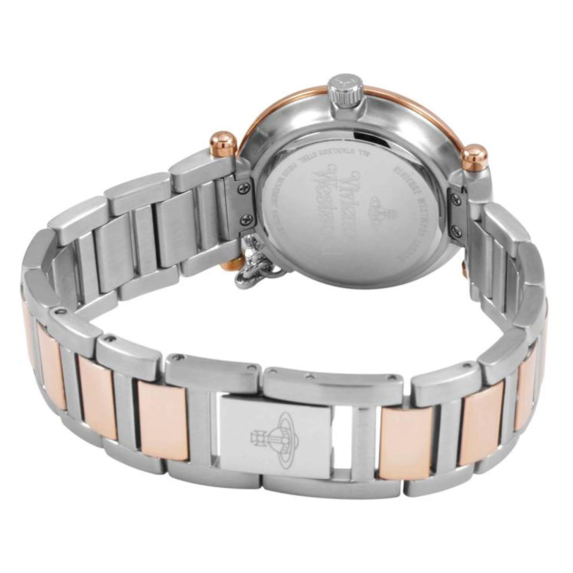 Vivienne Westwood Orb Quartz Silver Dial Steel Strap Ladies Watch VV006RSSL - Image 4