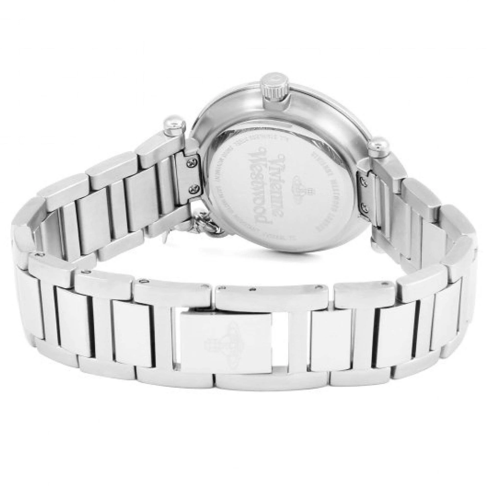 Vivienne Westwood Orb Stainless White Dial Steel Ladies Quartz Watch VV006SL - Image 2