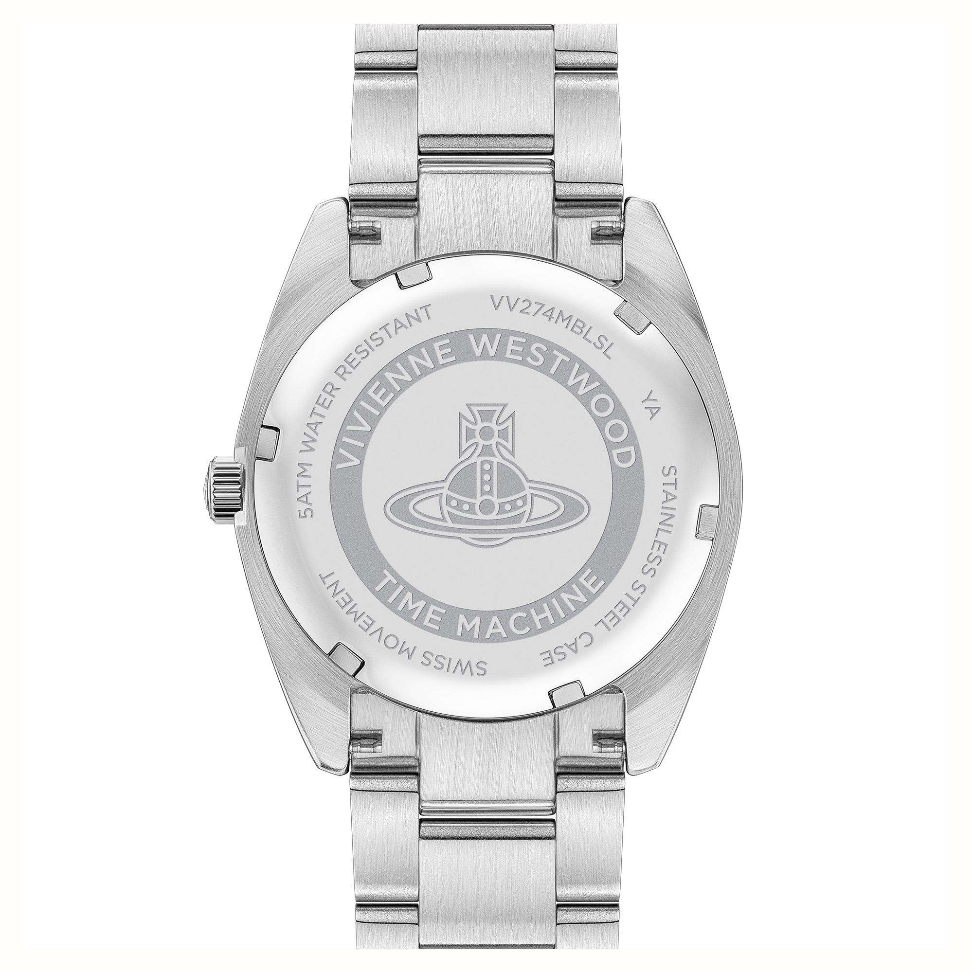 Vivienne Westwood Pennington Blue Dial Stainless Steel Strap Unisex Watch VV274MBLSL - Image 5