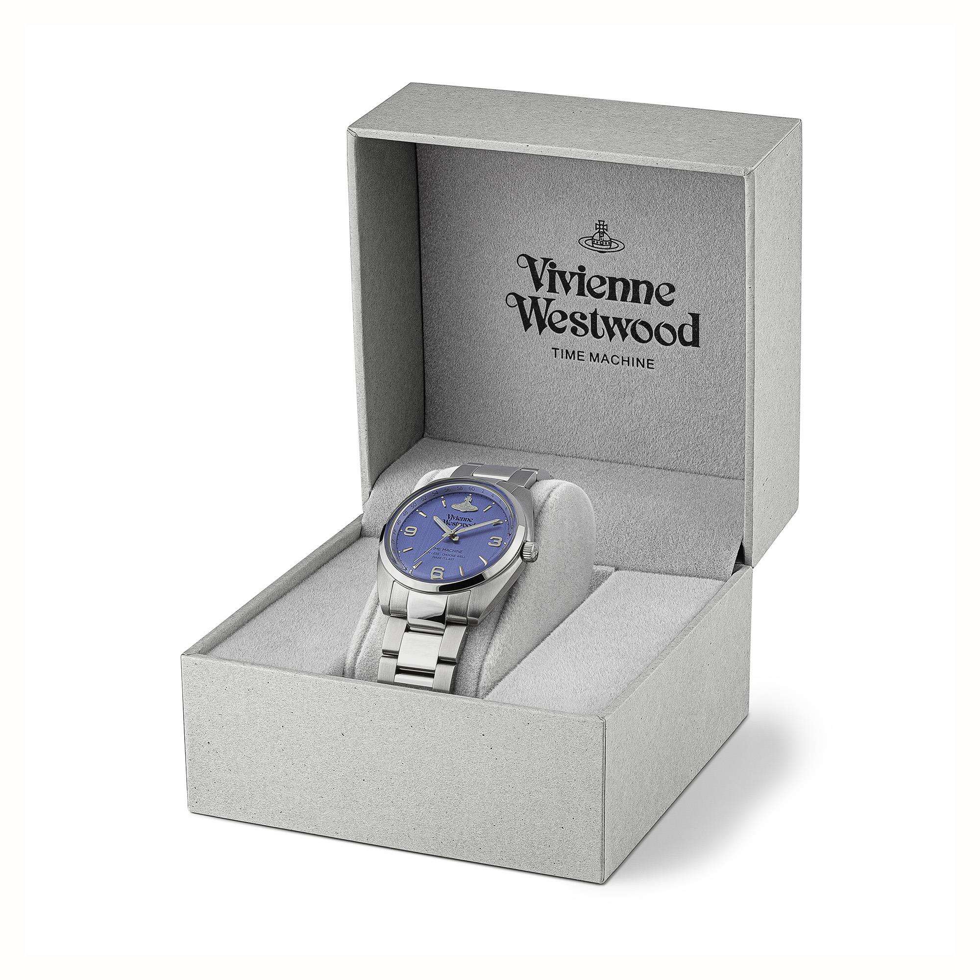 Vivienne Westwood Pennington Blue Dial Stainless Steel Strap Unisex Watch VV274MBLSL - Image 6