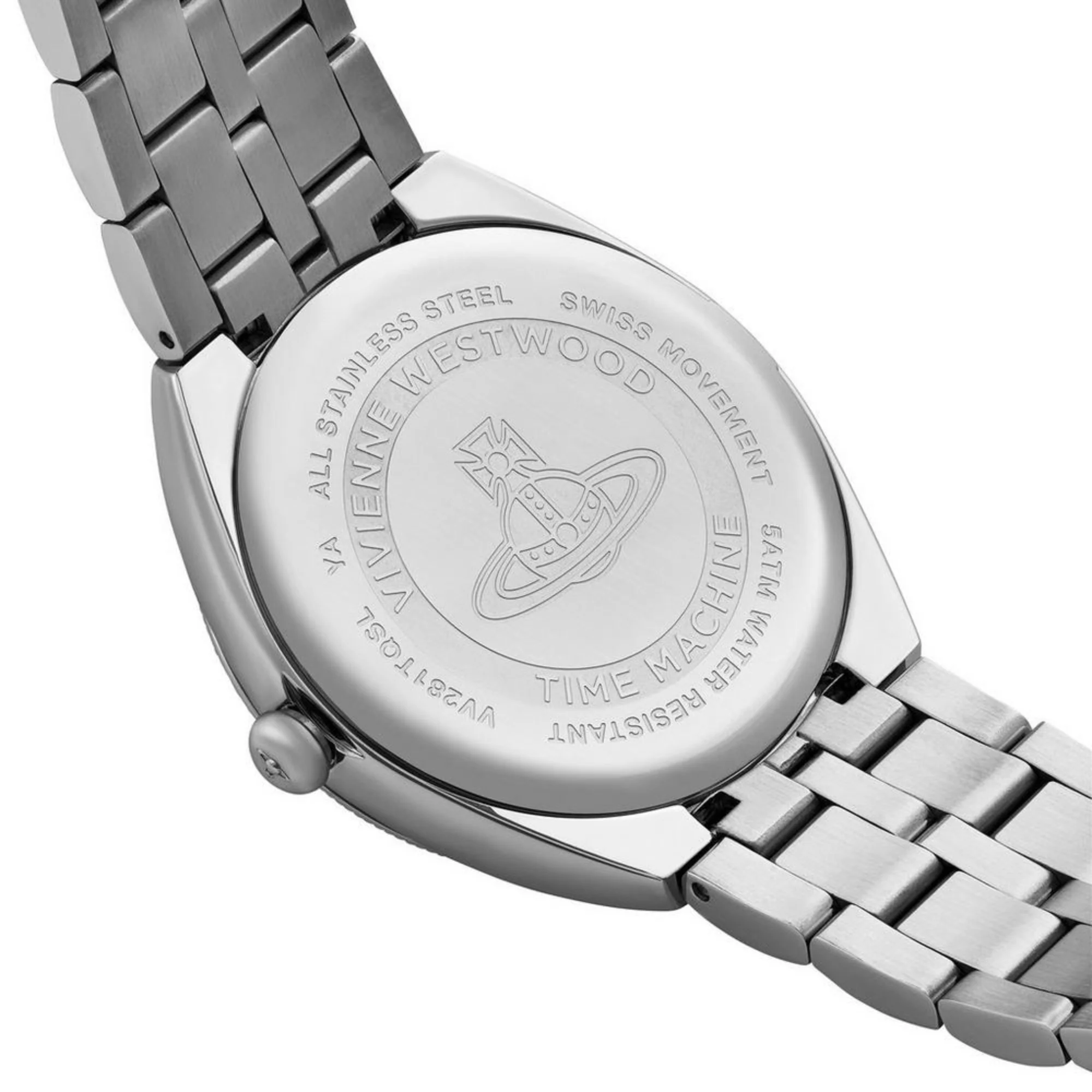 Vivienne Westwood The Mews Turquoise Dial Stainless Steel Bracelet Unisex Watch VV281TQSL - Image 8