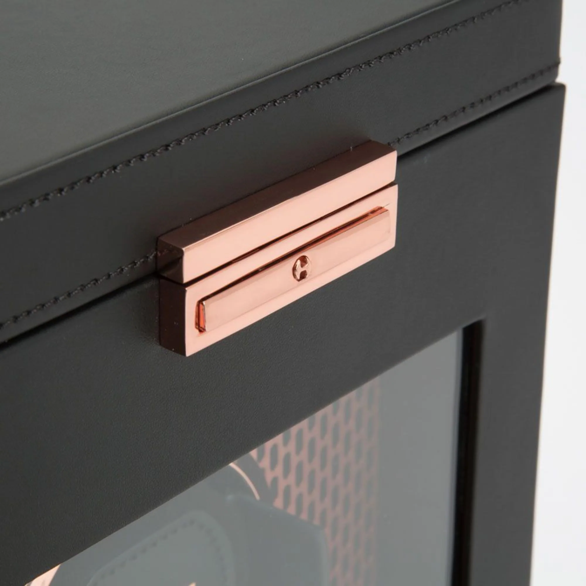 WOLF Axix Black Single Watch Winder With Copper Storage 469216 - Image 6
