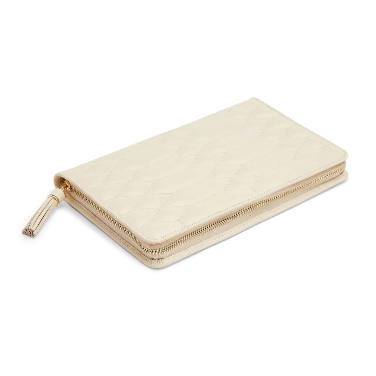 WOLF Caroline Large Beige Jewellery Portfolio 324053 - Image 3