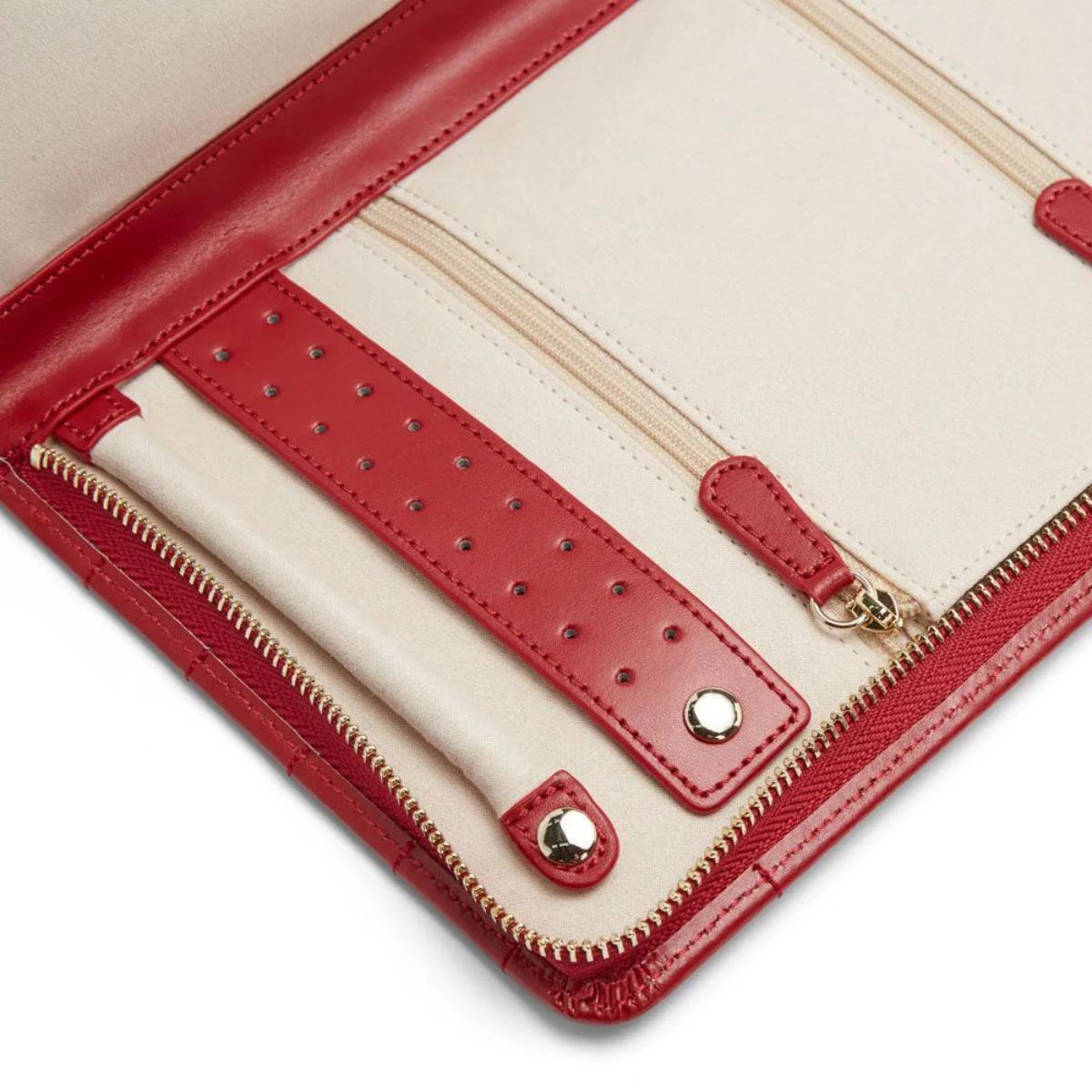 WOLF Caroline Large Red Jewellery Portfolio 324072 - Image 4