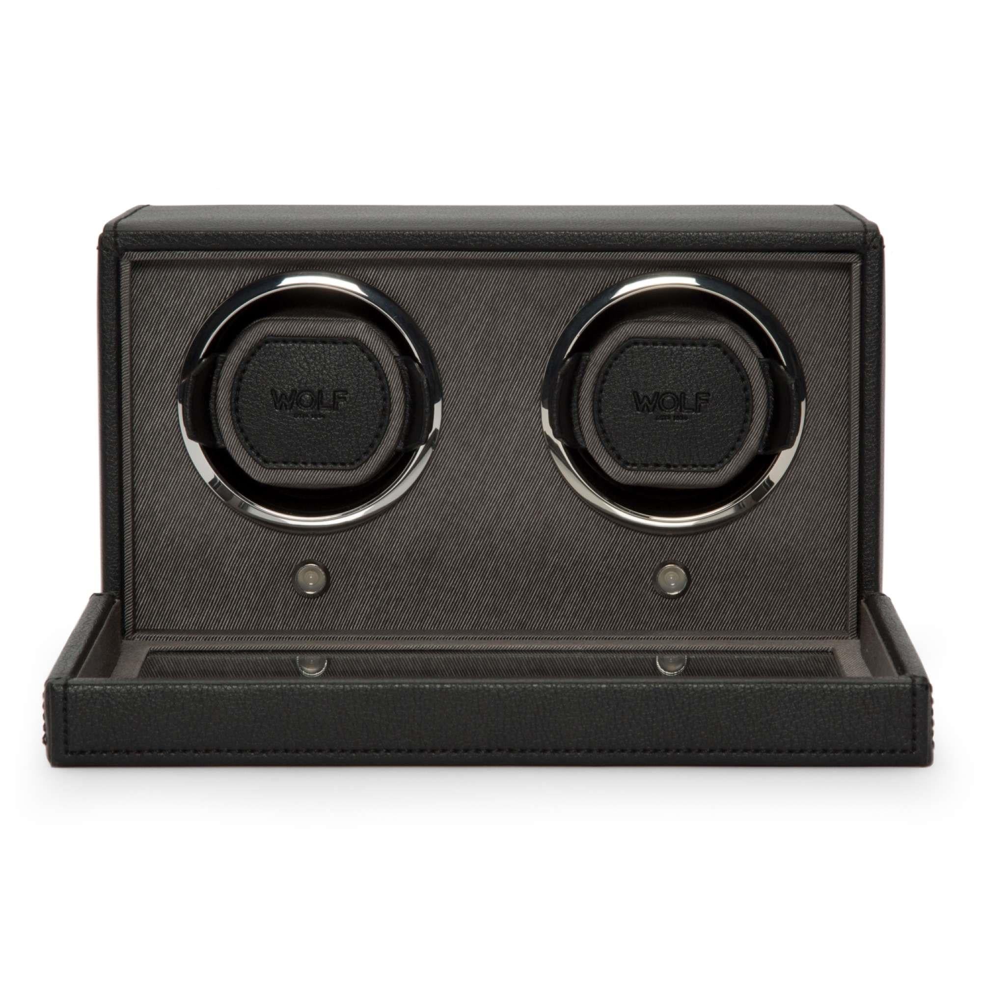 WOLF CUB BLACK DOUBLE WATCH WINDER 461203 - Image 9