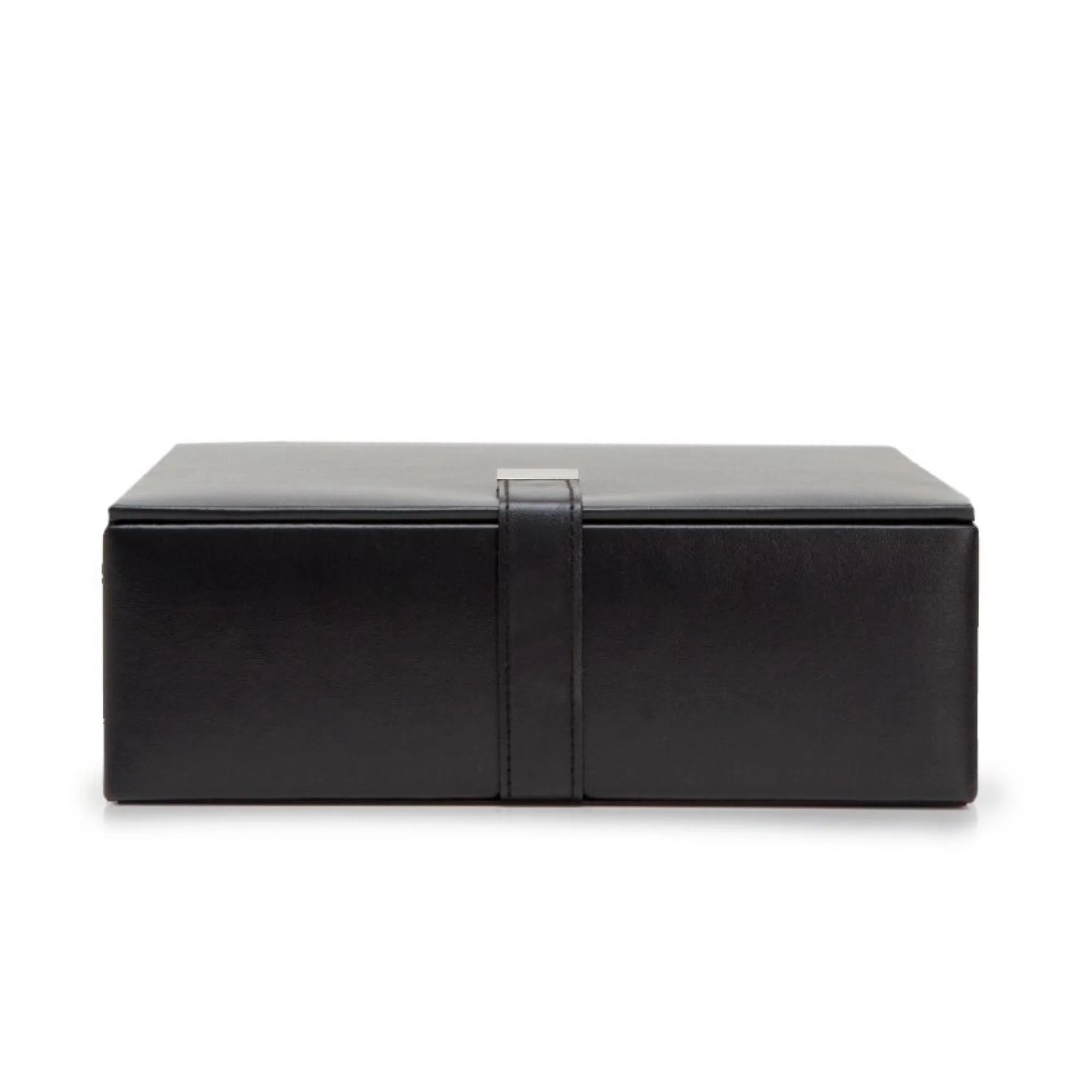 WOLF Heritage Large Valet Case Black Leather 290702 - Image 6