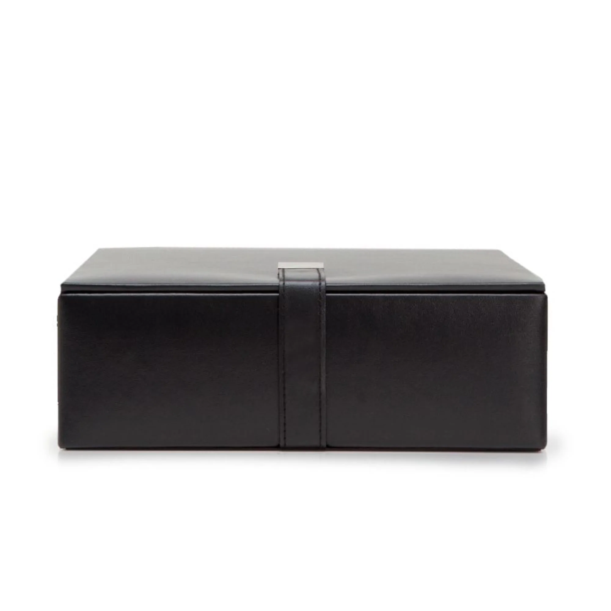 WOLF Heritage Large Valet Case Black Leather 290702 - Image 7