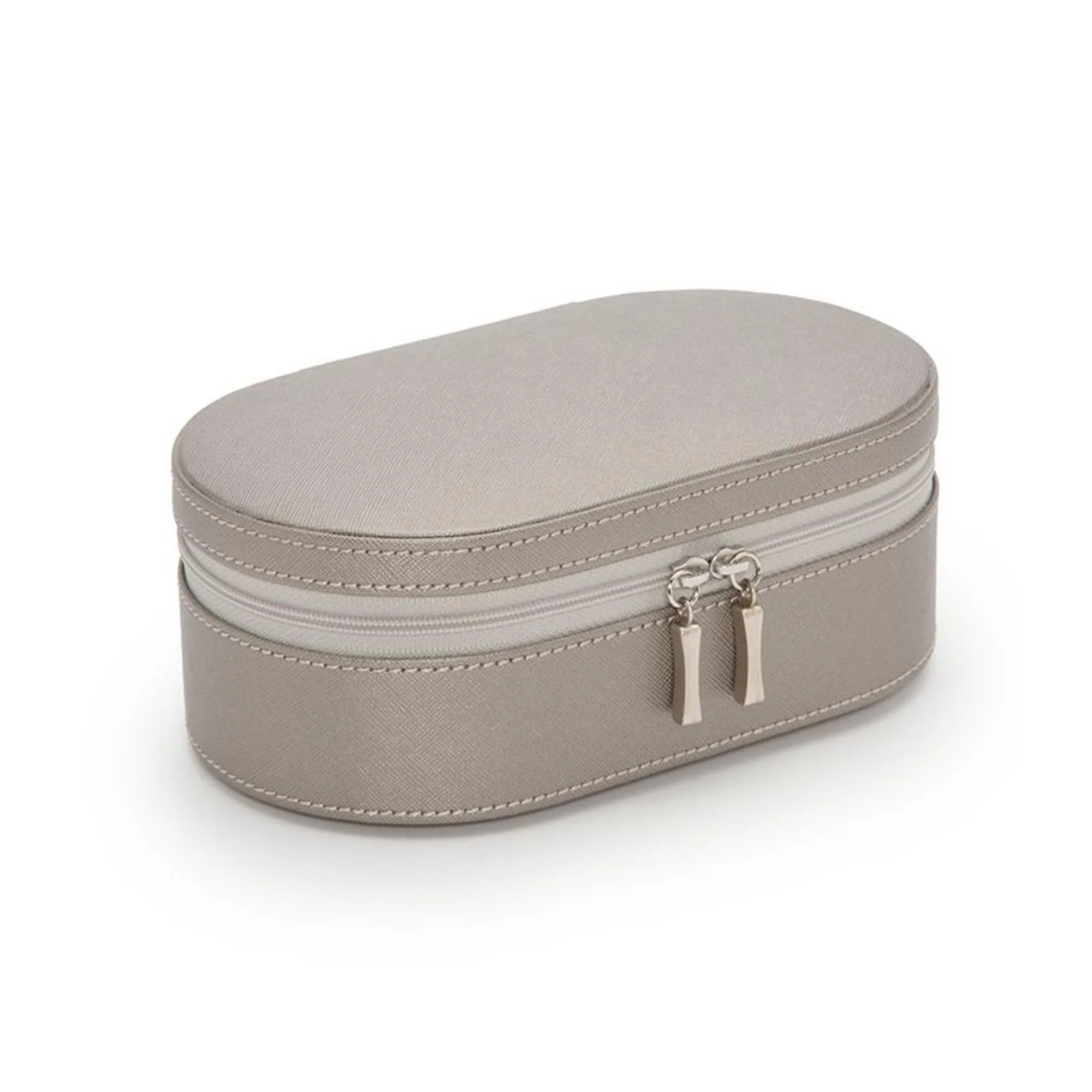 WOLF Heritage Oval Zip Case Tan Leather 280634 - Image 10