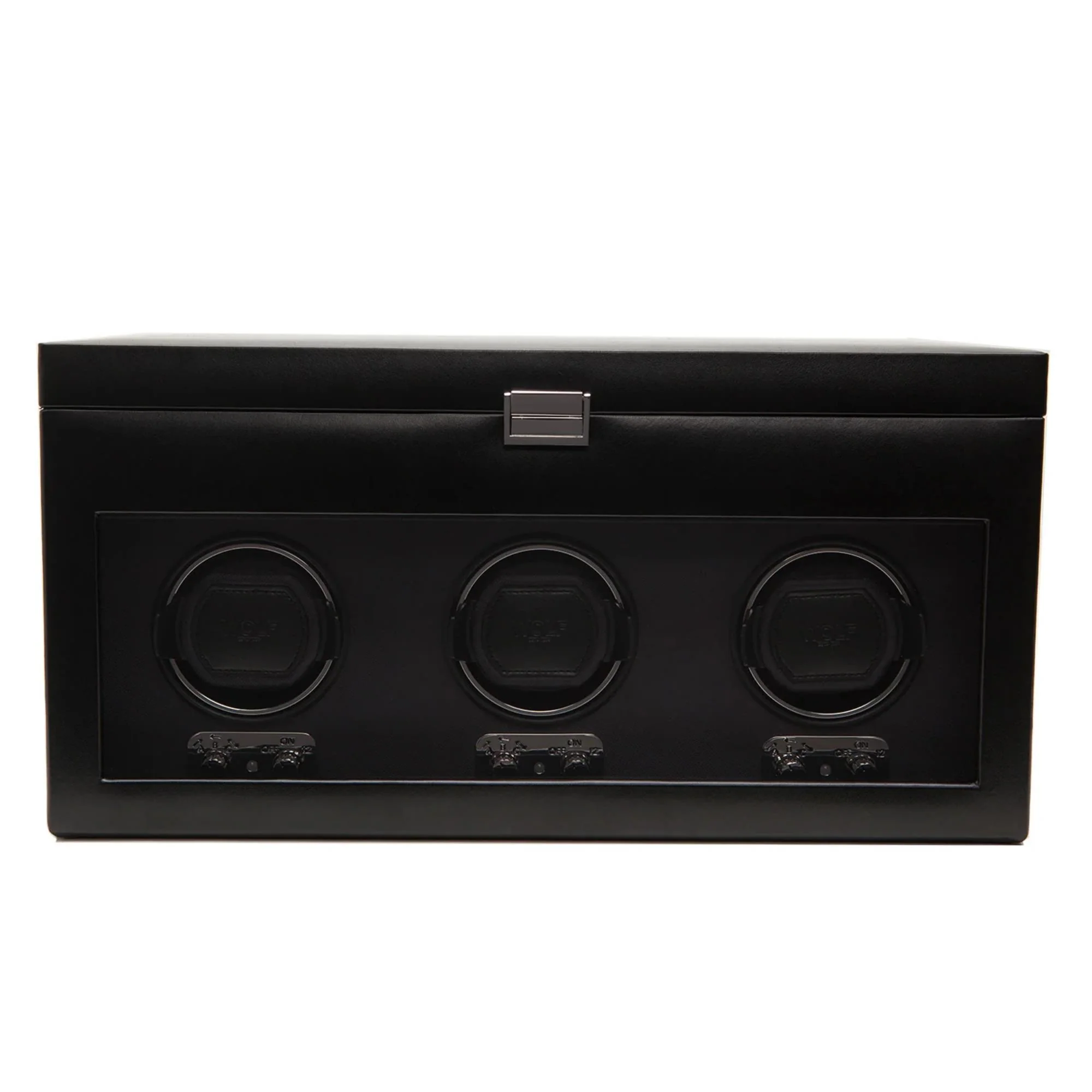 Wolf Heritage Triple Watch Winder with Storage 270502