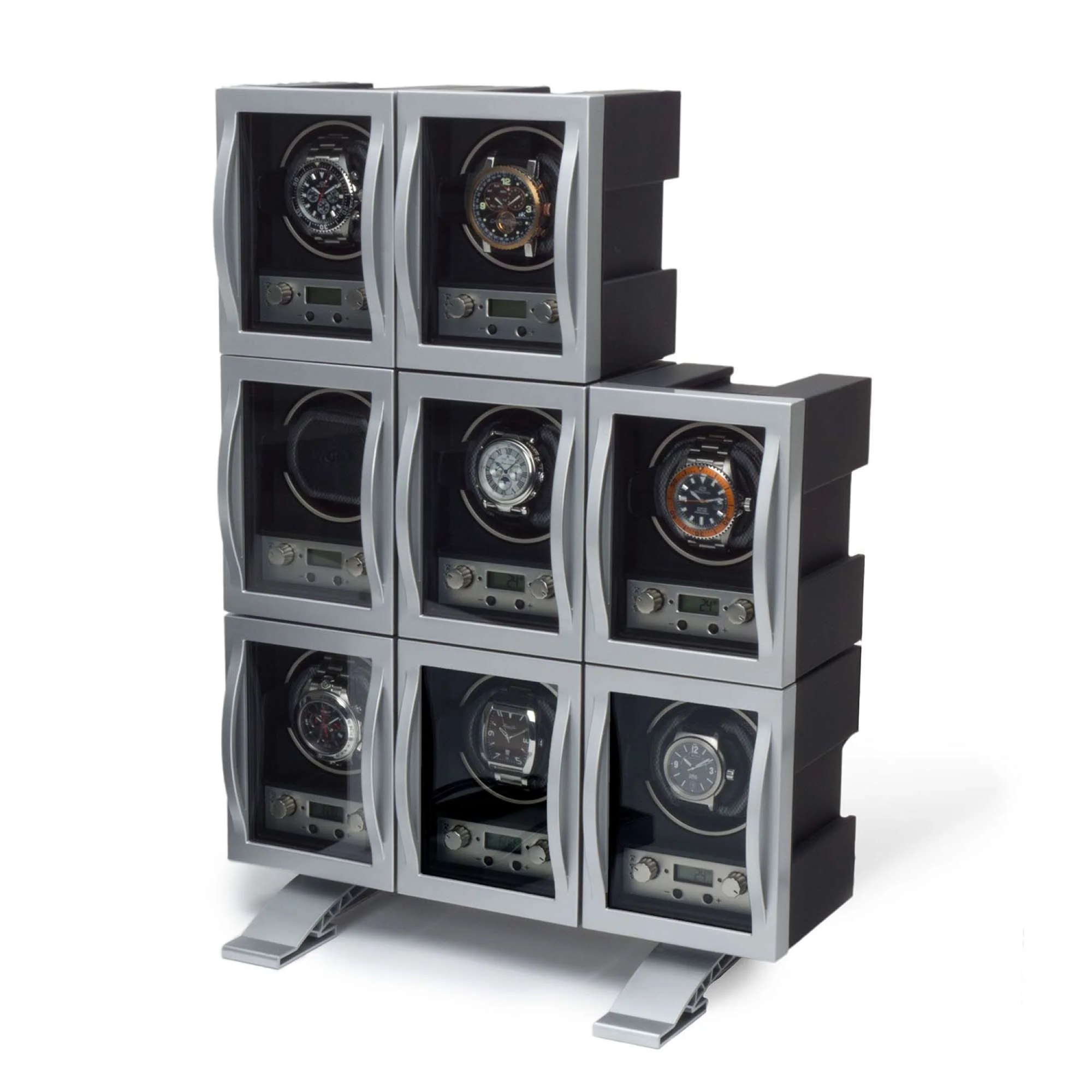 WOLF Module 4.1 Grey Single Watch Winder 454011 - Image 4