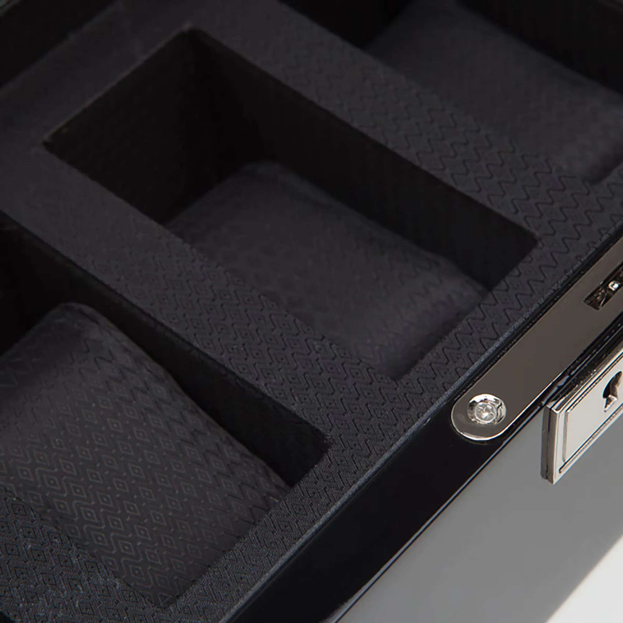 WOLF SAVOY BLACK 5-PIECE WATCH BOX 461570 - Image 5