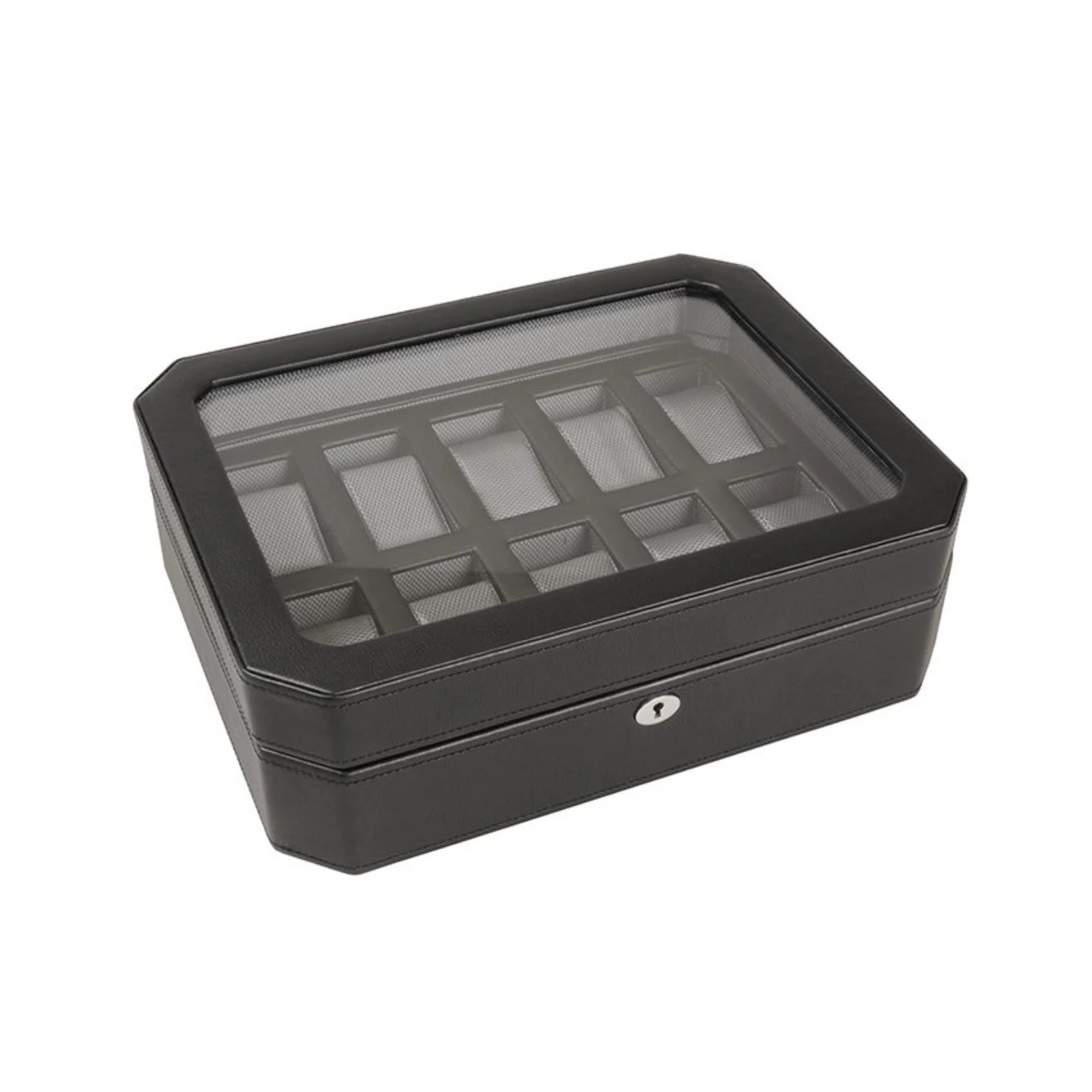 WOLF Windsor 10 Piece Watch Box with Cover 4584029 - Image 2