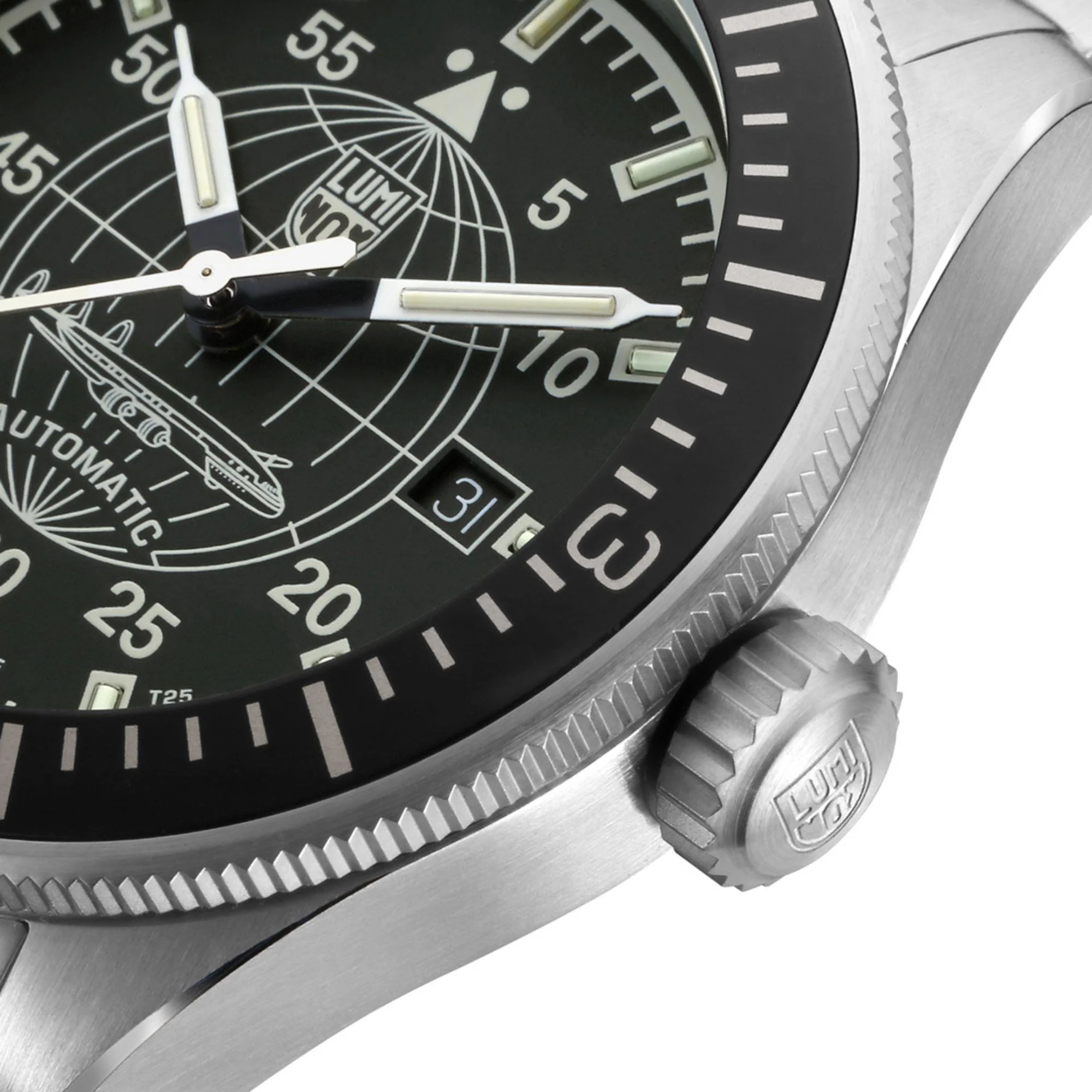 Luminox Constellation 9600 Series Black Dial Stainless Steel Bracelet Men's Watch XA.9601.M - Image 15
