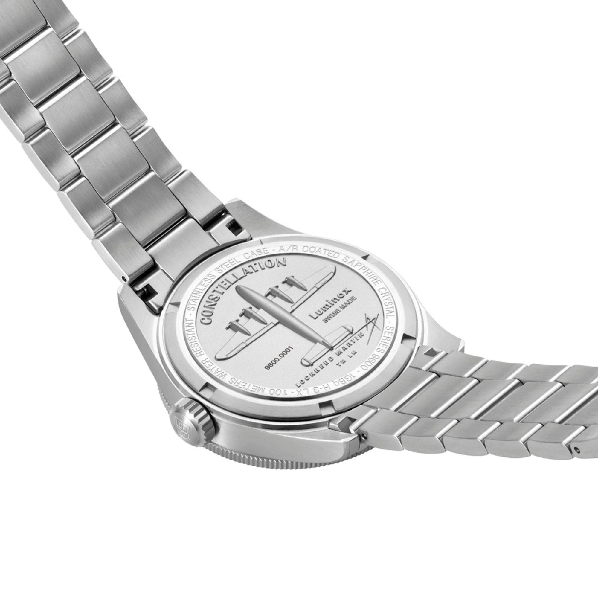 Luminox Constellation 9600 Series Black Dial Stainless Steel Bracelet Men's Watch XA.9601.M - Image 18
